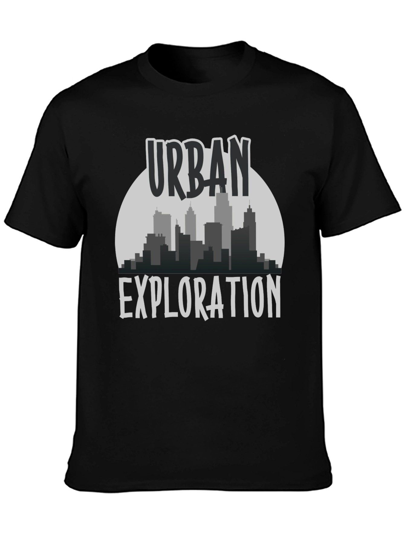 Urban Exploration Graphic Tee - Cityscape Design