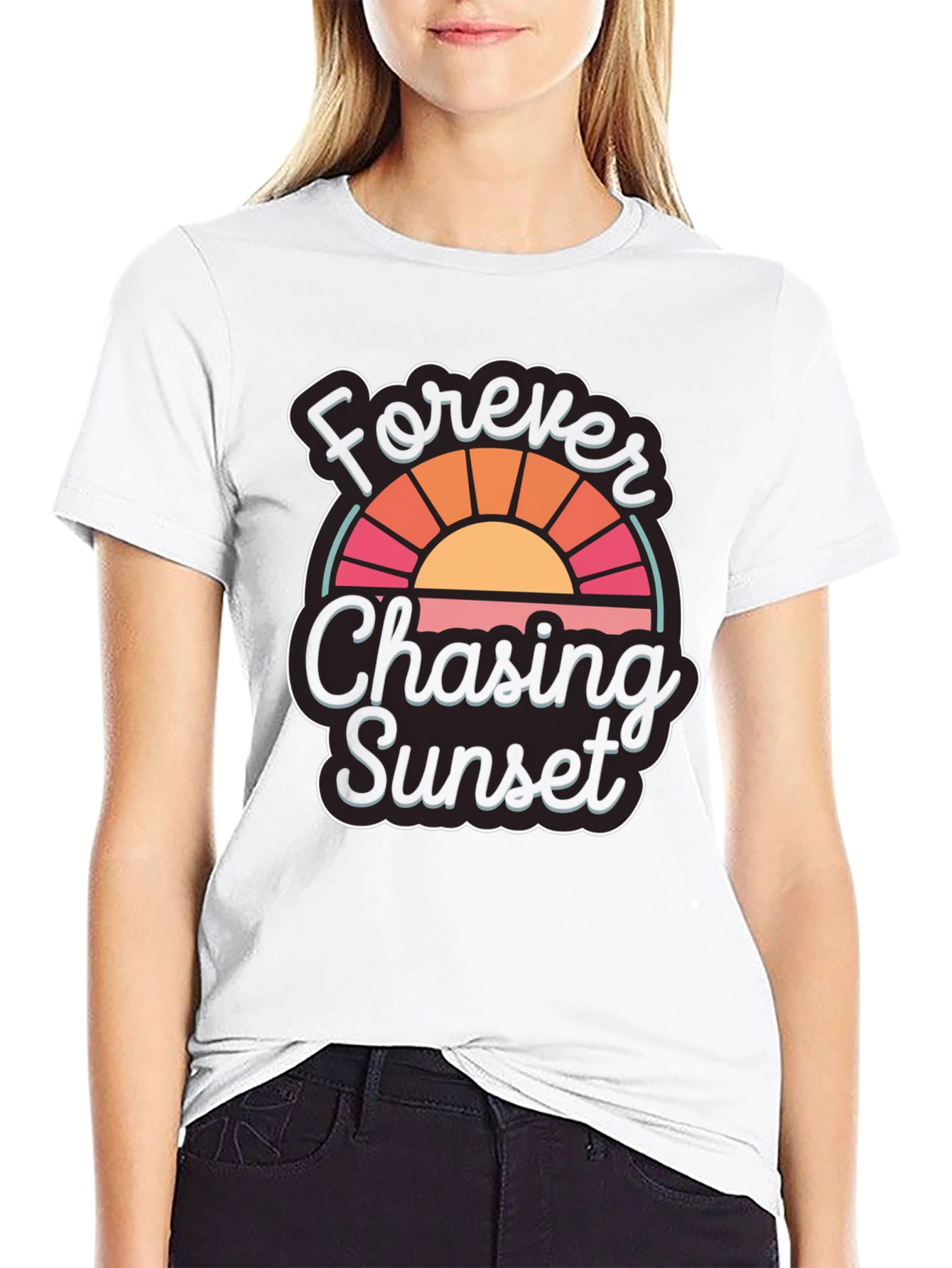 Forever Chasing Sunset Graphic Tee