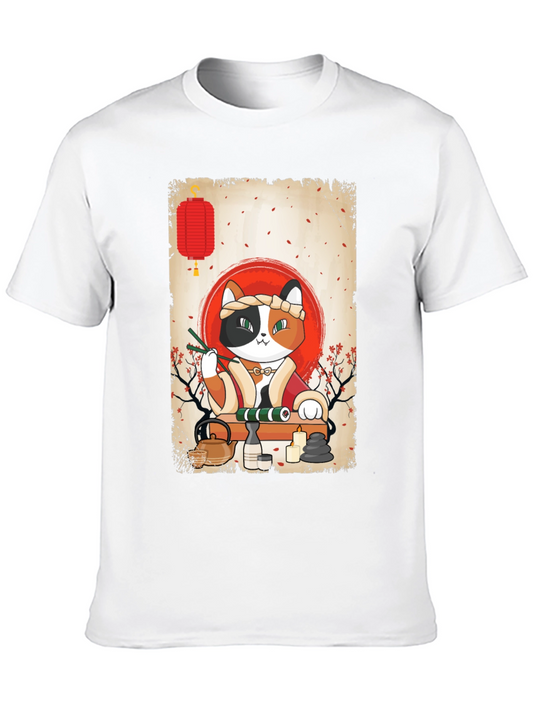 Sushi Cat T-Shirt - Japanese Art Tee
