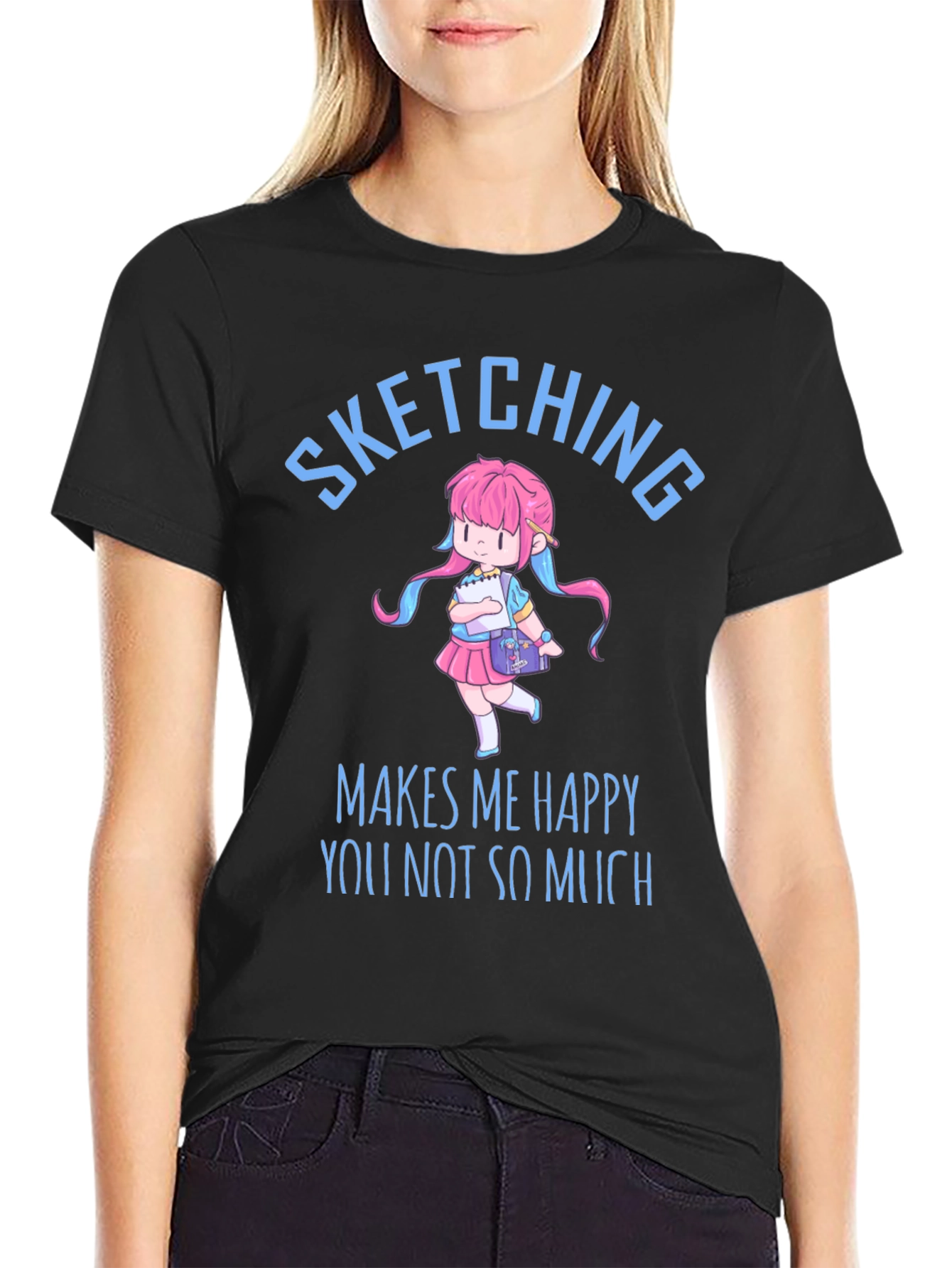 Sketching Makes Me Happy T-Shirt