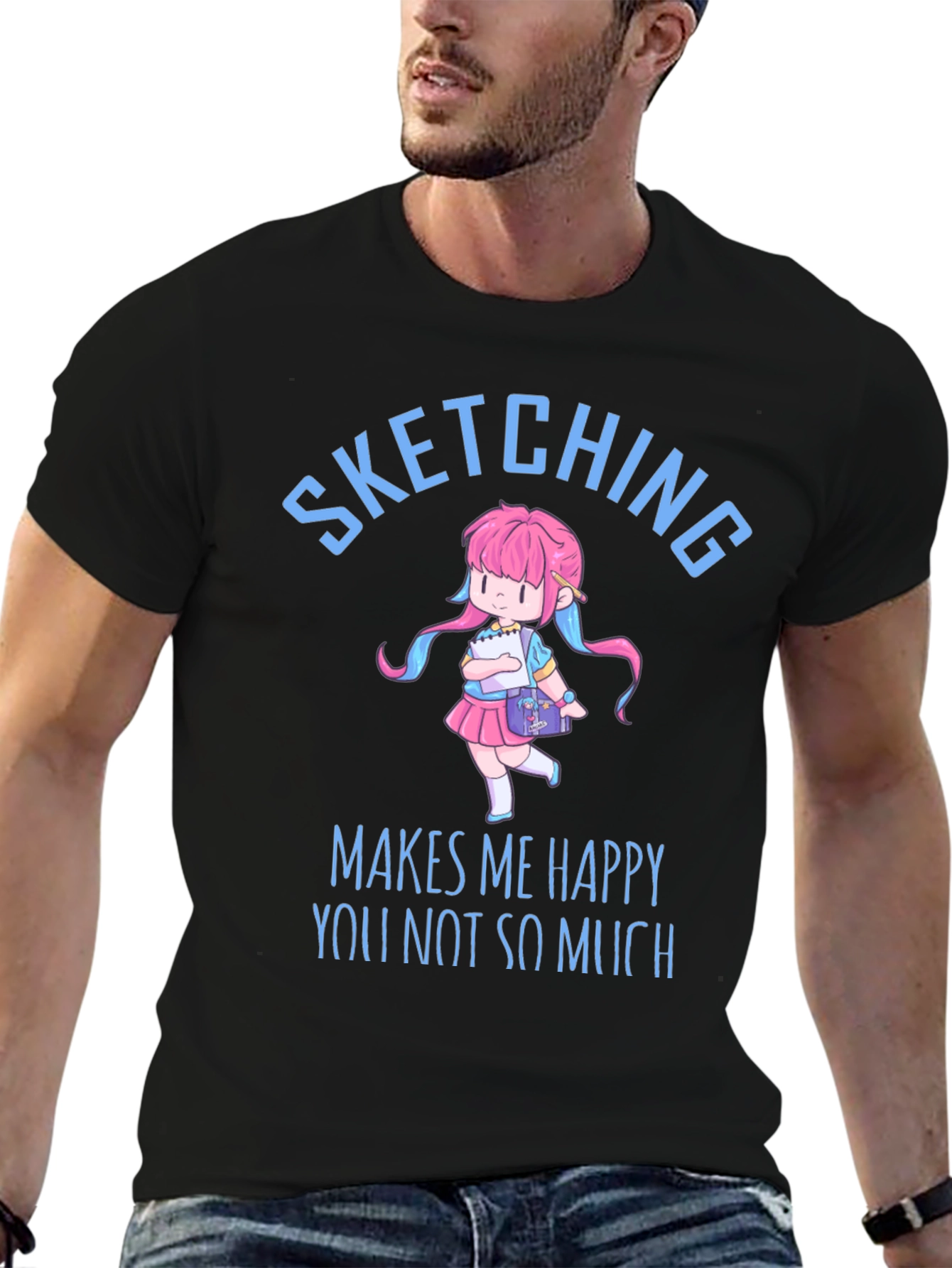 Sketching Makes Me Happy T-Shirt
