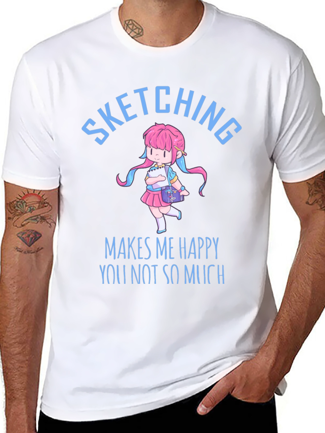 Sketching Makes Me Happy T-Shirt