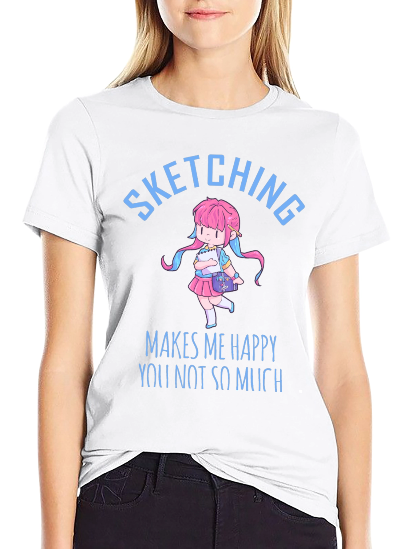 Sketching Makes Me Happy T-Shirt