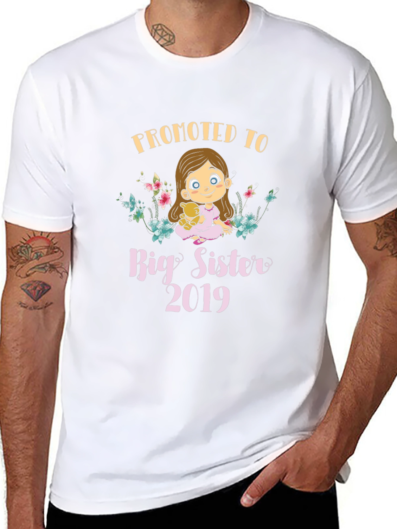Promoted to Big Sister 2019 T-Shirt