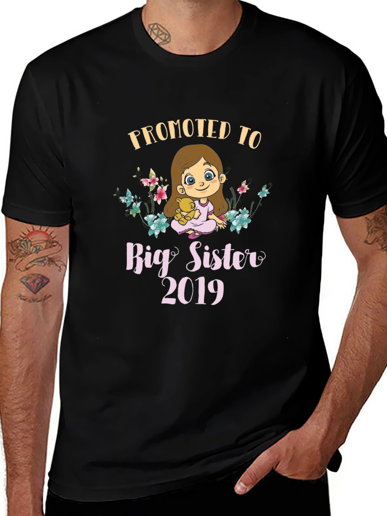 Promoted to Big Sister 2019 T-Shirt