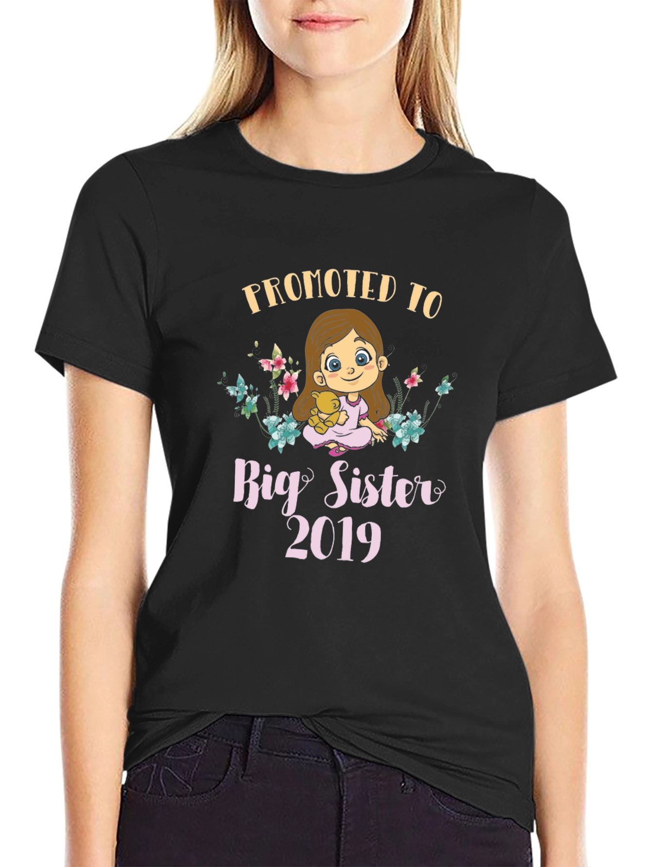 Promoted to Big Sister 2019 T-Shirt