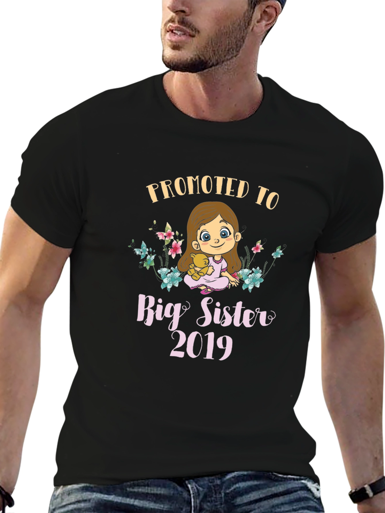 Promoted to Big Sister 2019 T-Shirt