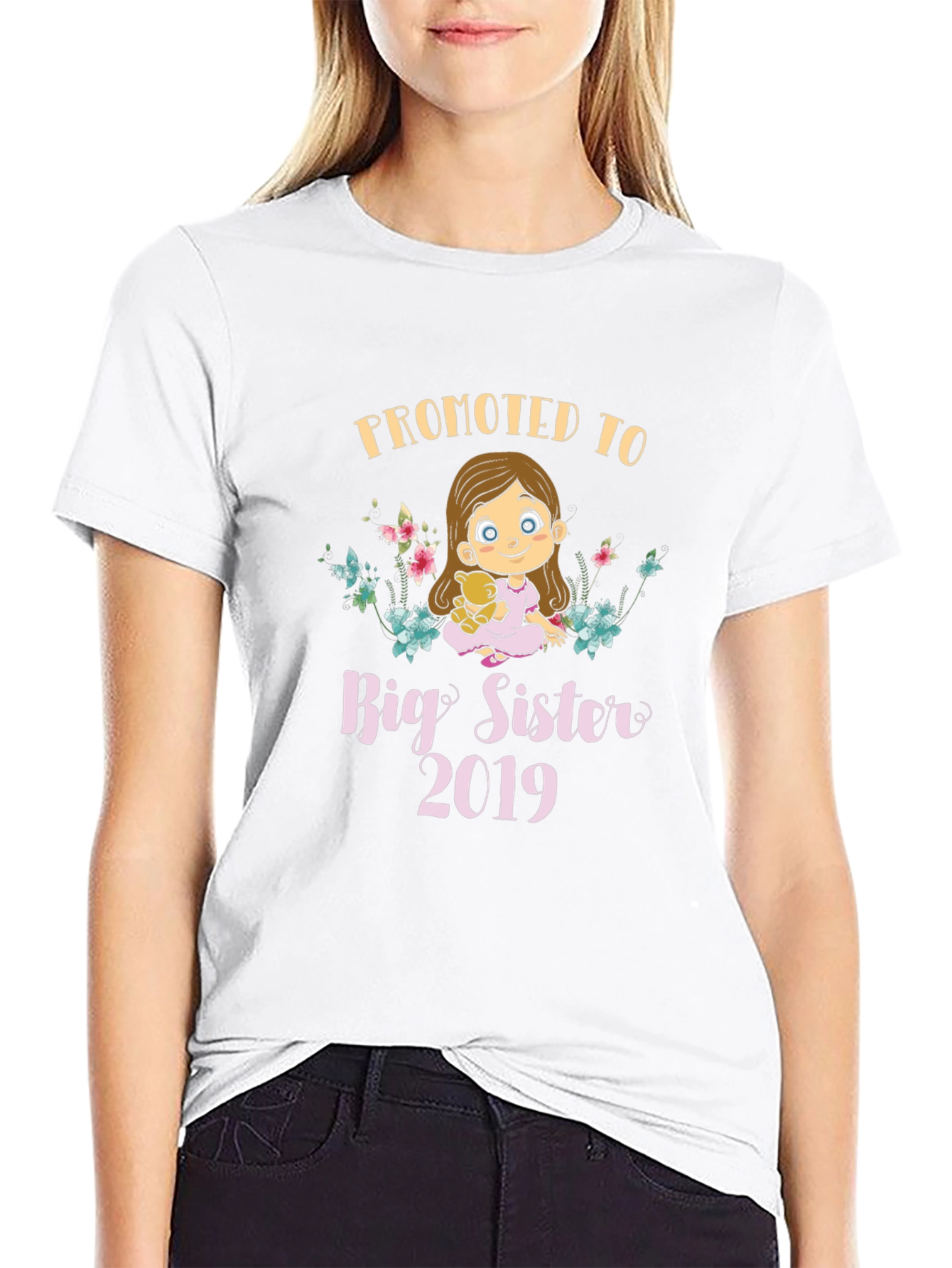 Promoted to Big Sister 2019 T-Shirt