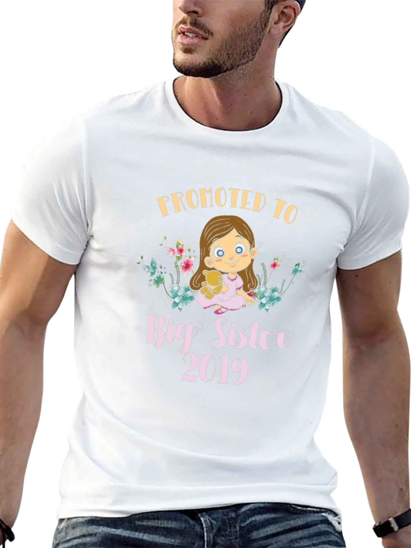 Promoted to Big Sister 2019 T-Shirt