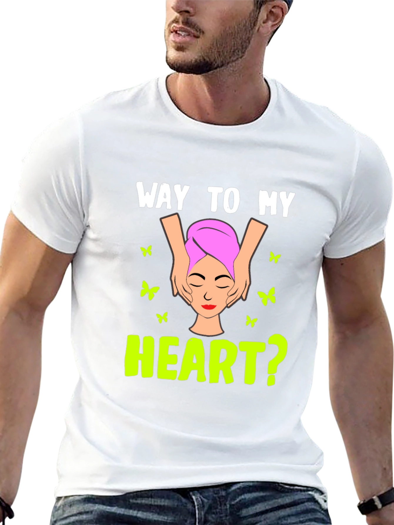 Way To My Heart Massage Graphic Tee