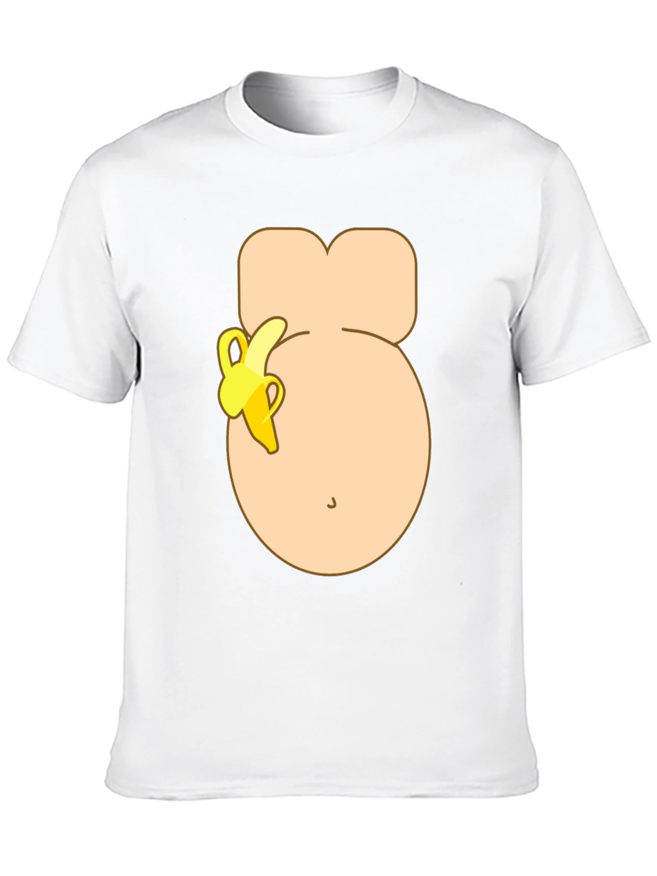 Funny Banana Belly T-Shirt