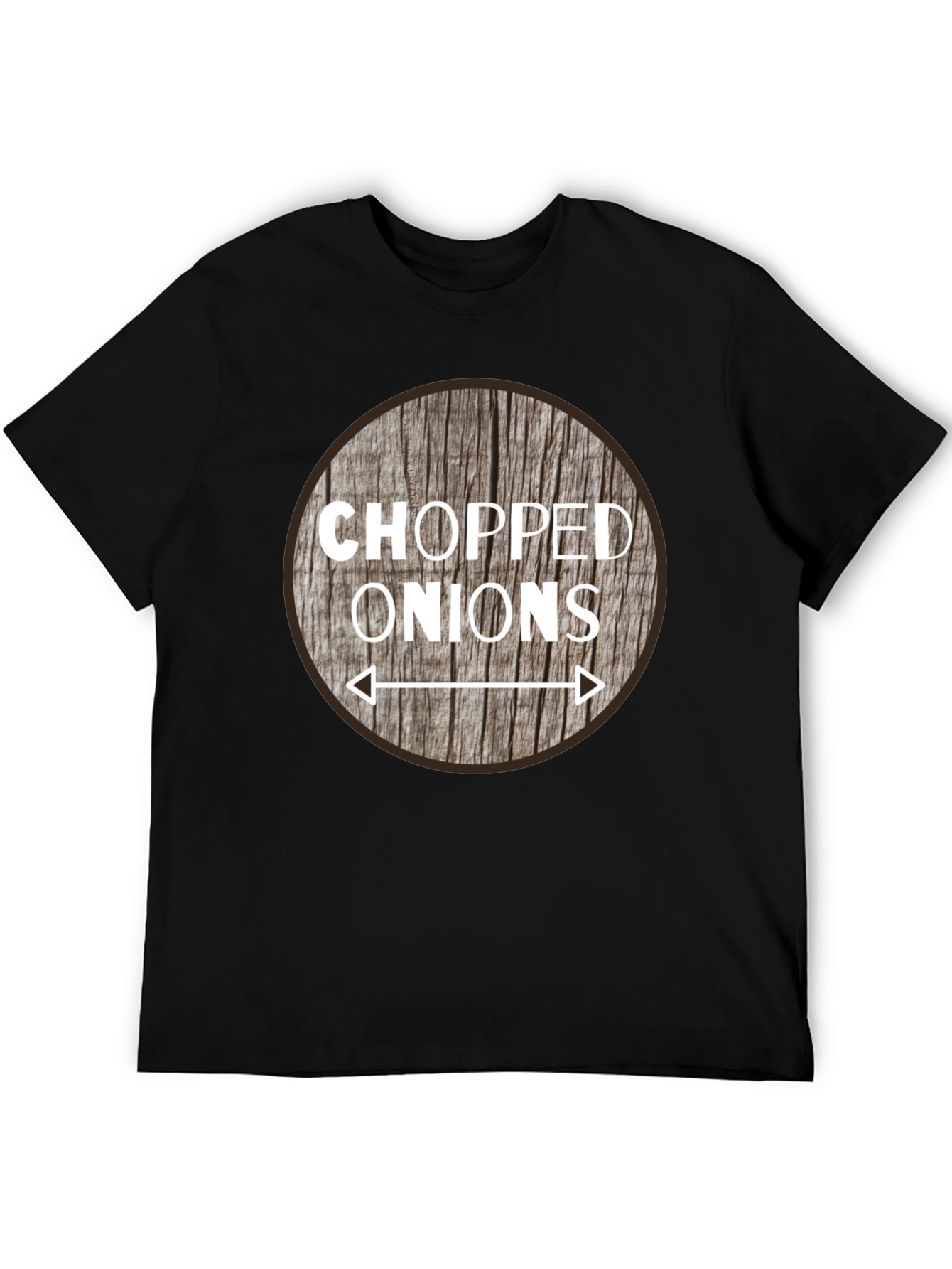 Chopped Onions Graphic Tee - Novelty Food Shirt