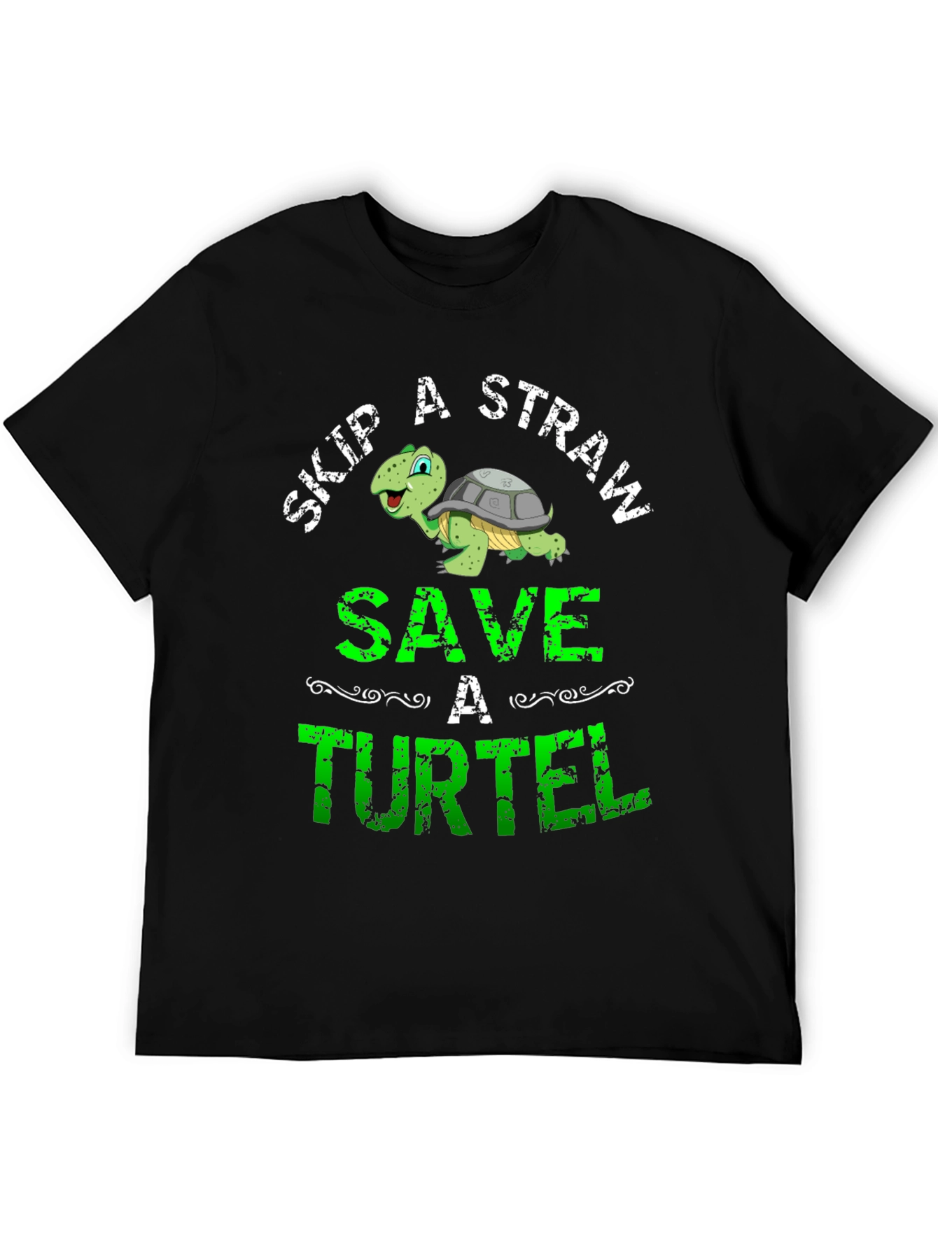 Skip a Straw Save a Turtel T-Shirt