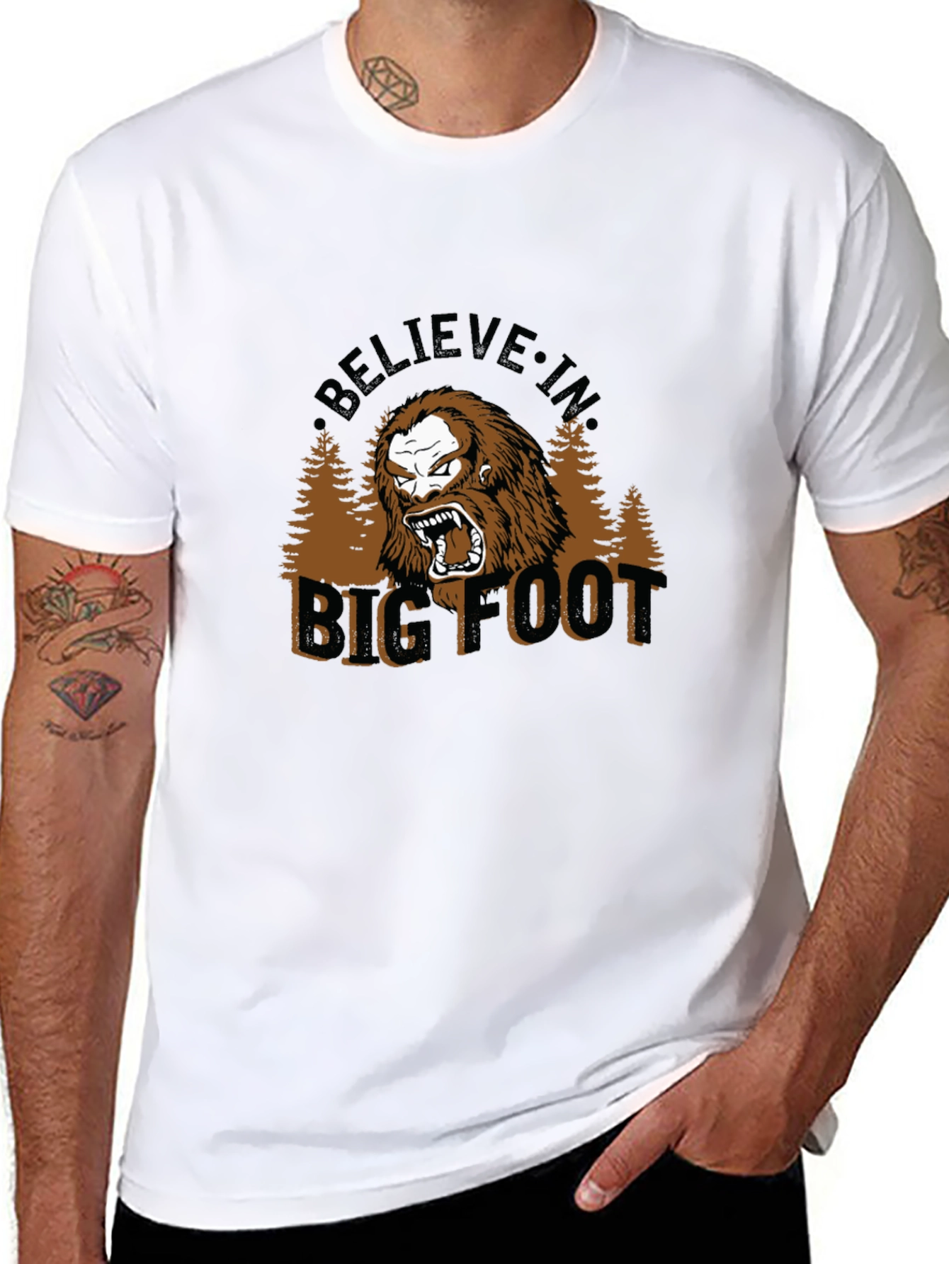 Believe In Bigfoot Graphic Tee