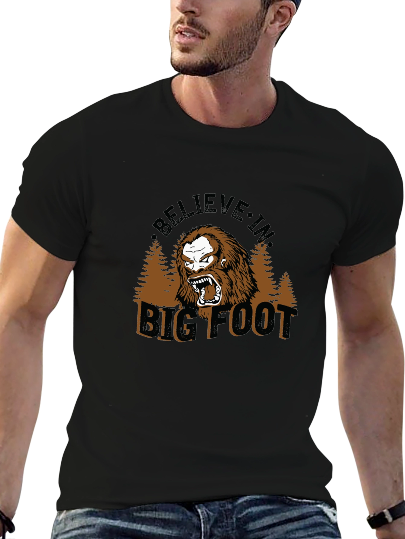 Believe In Bigfoot Graphic Tee
