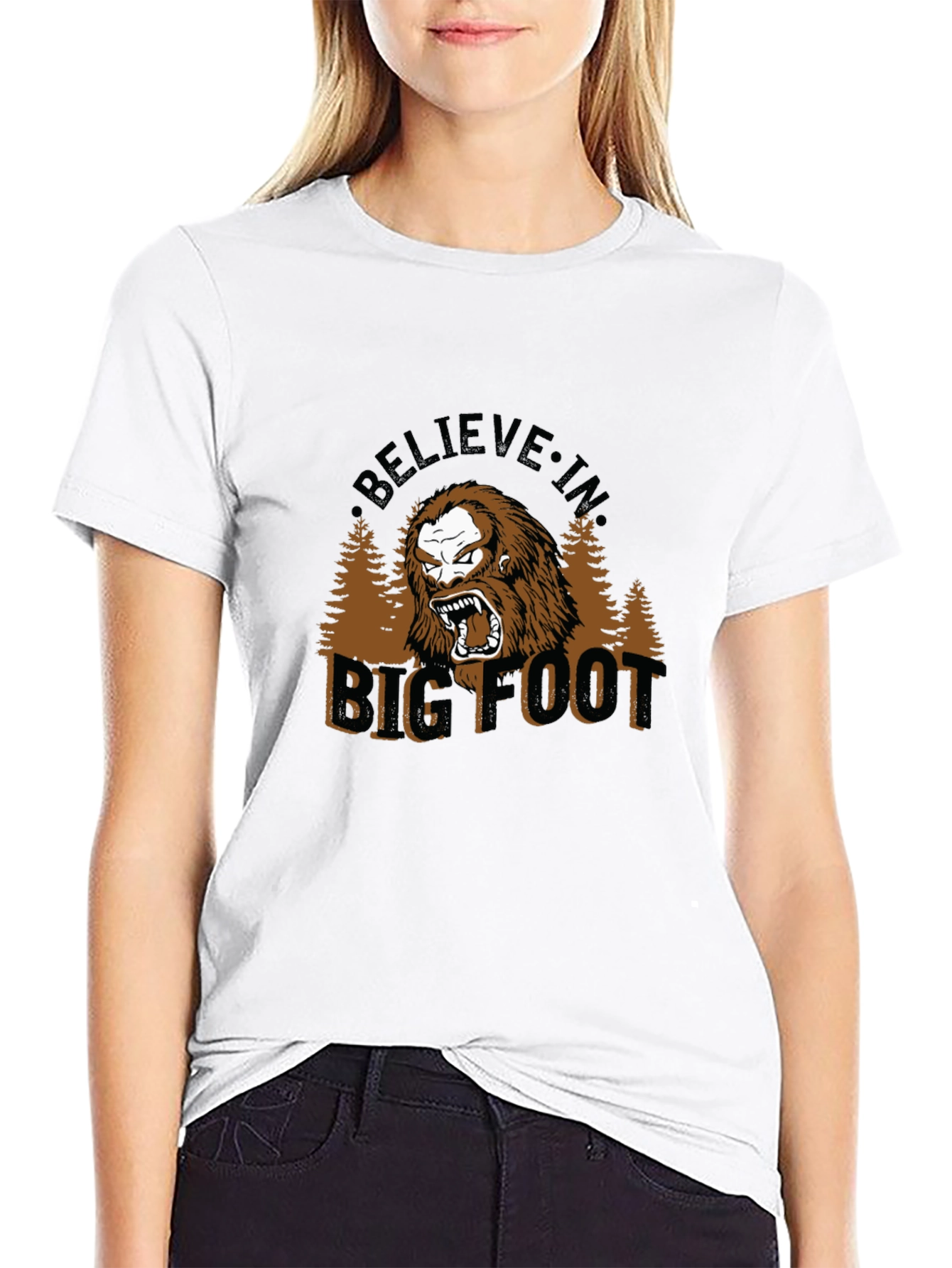 Believe In Bigfoot Graphic Tee