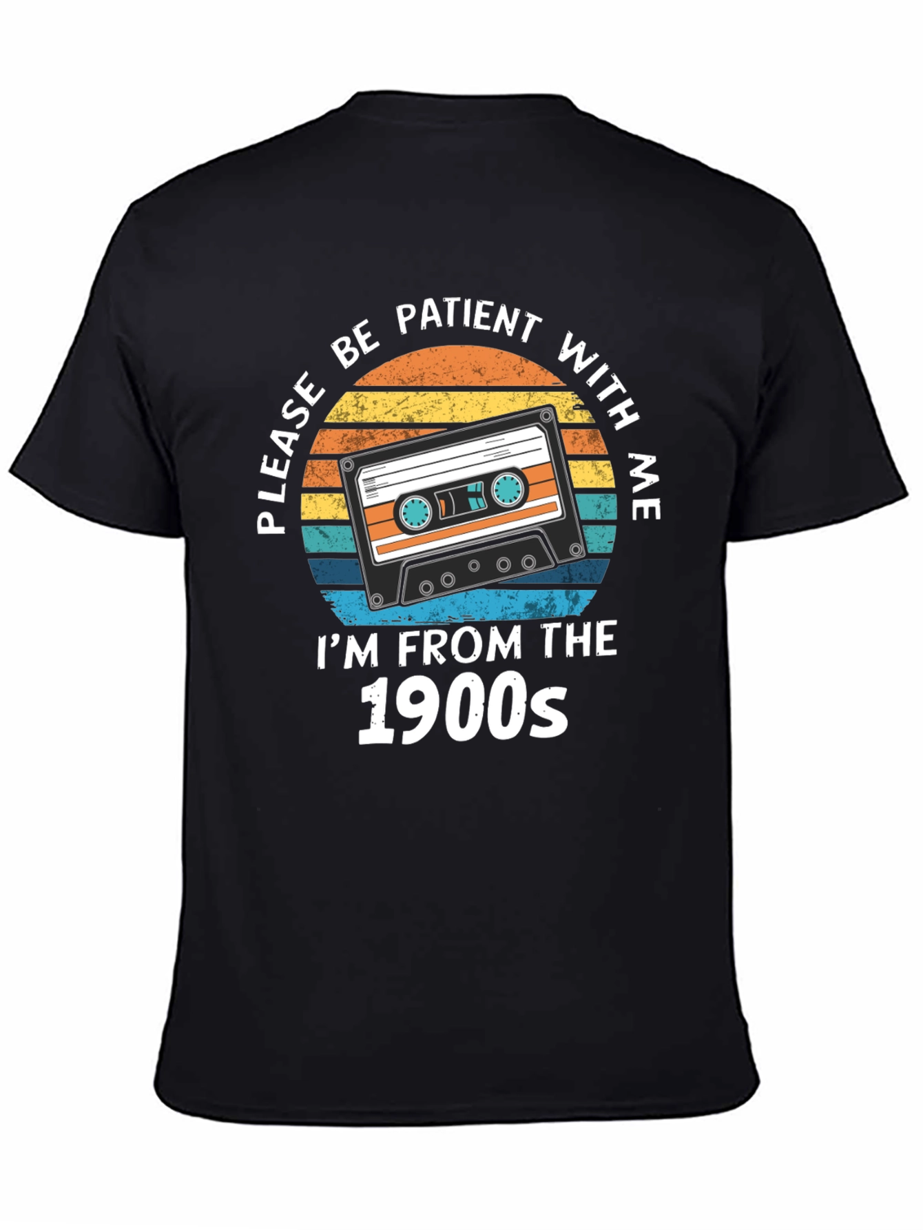 Retro Cassette Tape T-Shirt - 1900s Throwback Tee