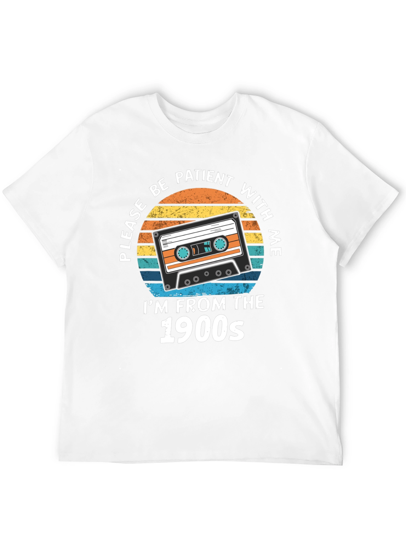 Retro Cassette Tape T-Shirt - 1900s Throwback Tee