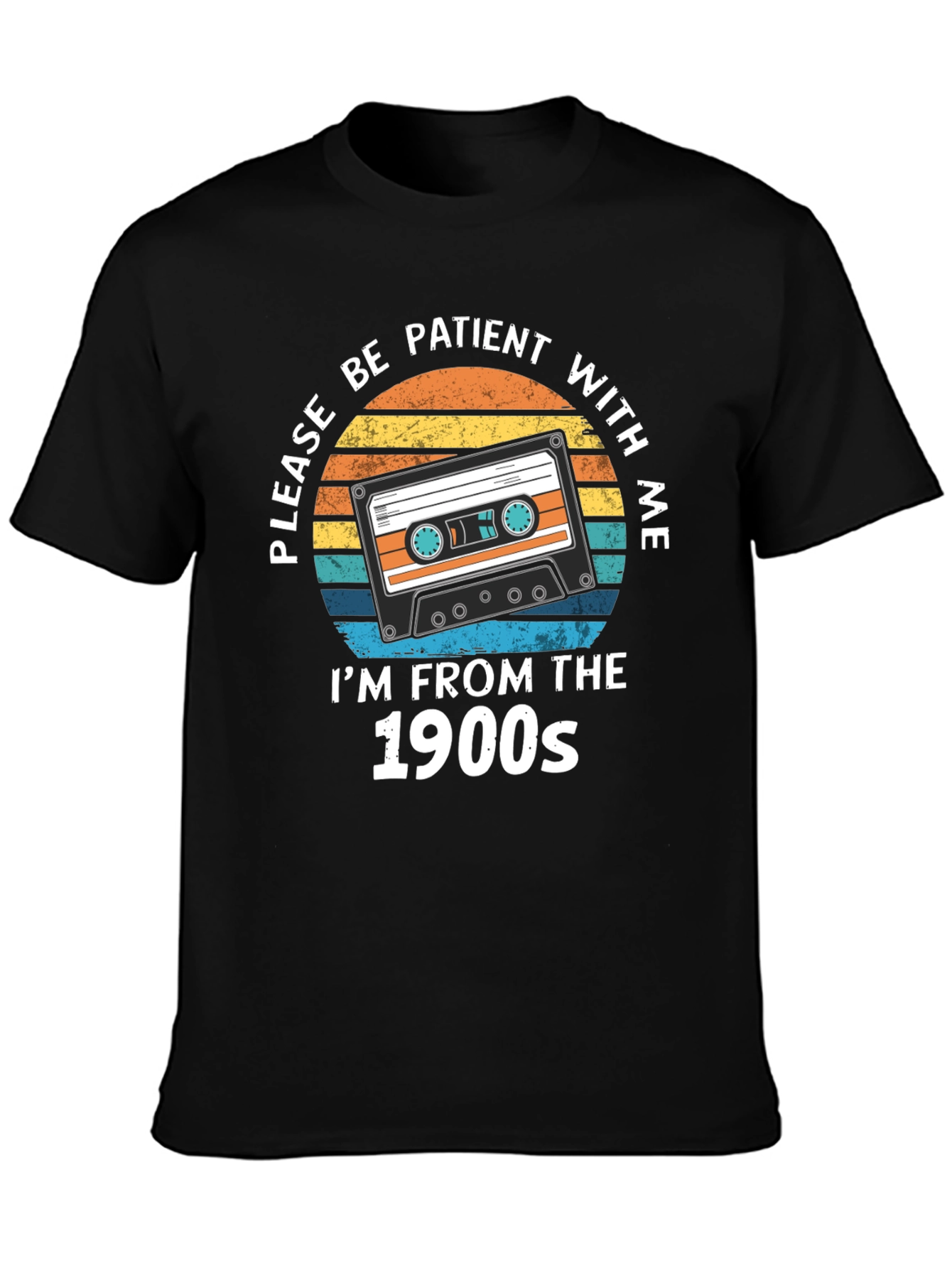 Retro Cassette Tape T-Shirt - 1900s Throwback Tee