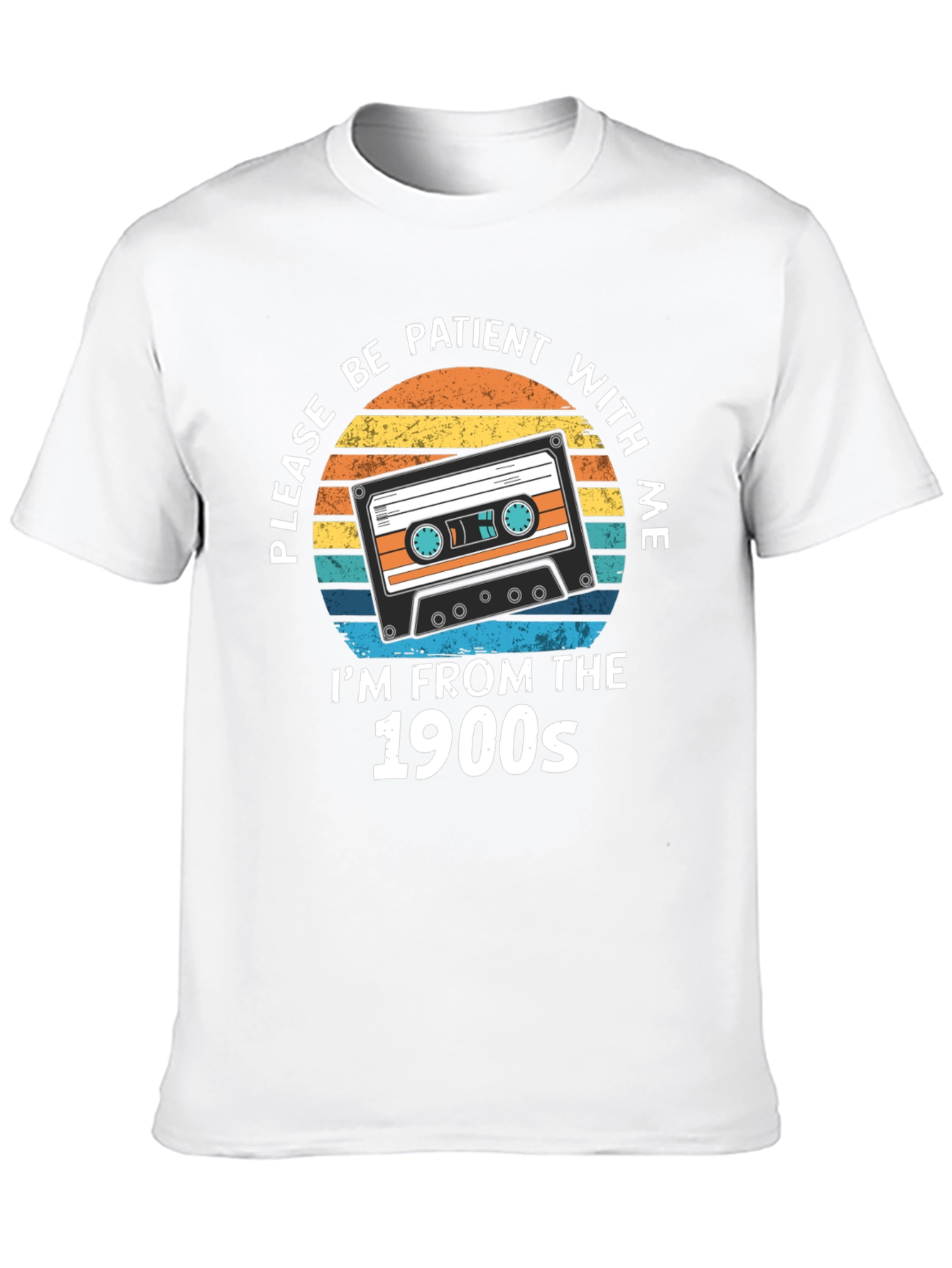 Retro Cassette Tape T-Shirt - 1900s Throwback Tee
