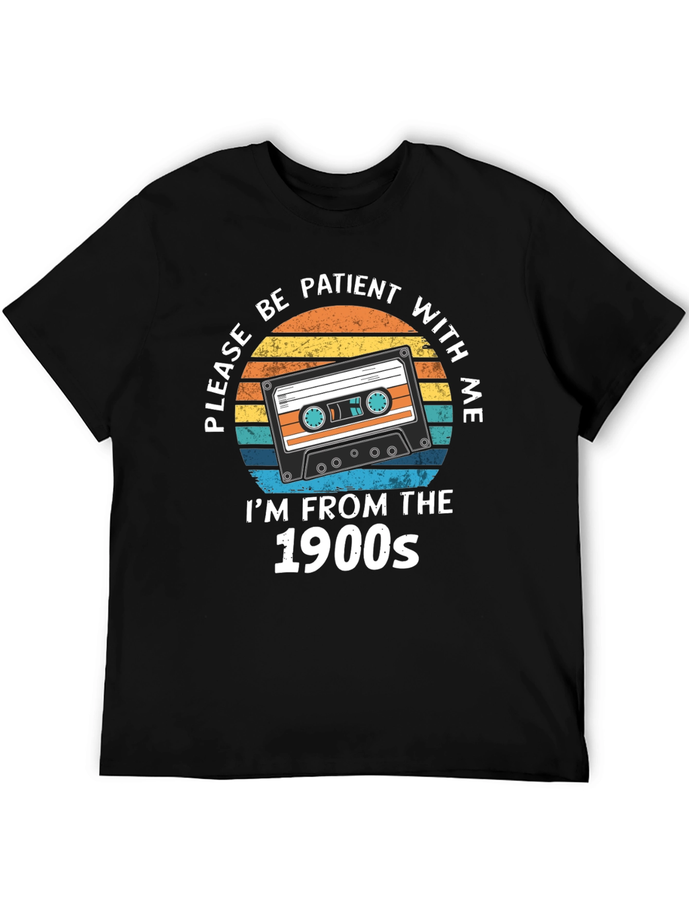 Retro Cassette Tape T-Shirt - 1900s Throwback Tee