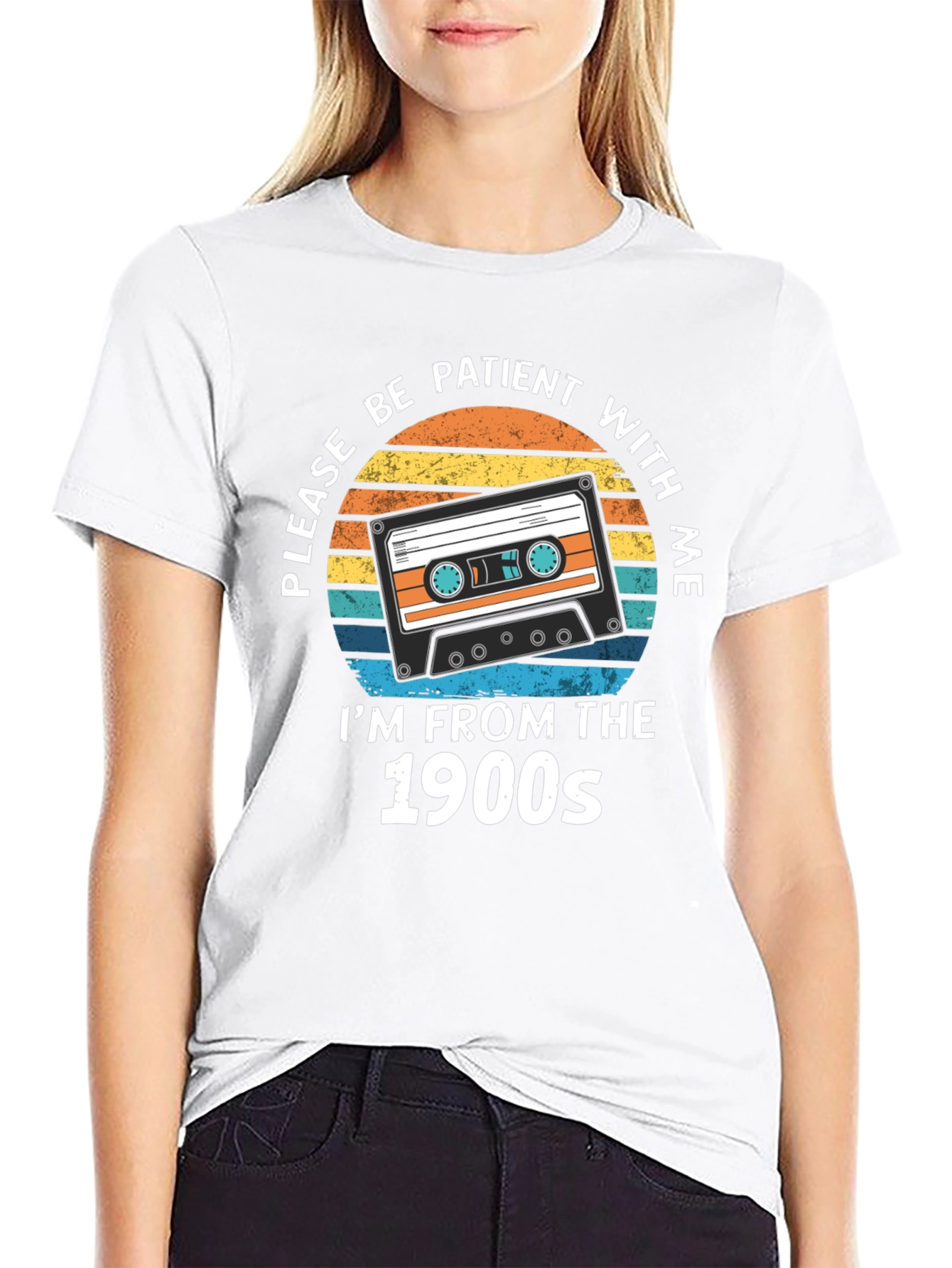 Retro Cassette Tape T-Shirt - 1900s Throwback Tee