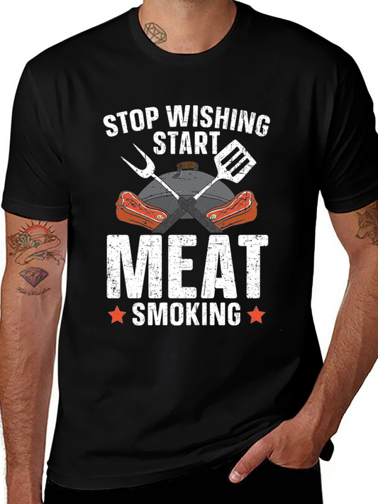 Meat Smoking BBQ Graphic Tee