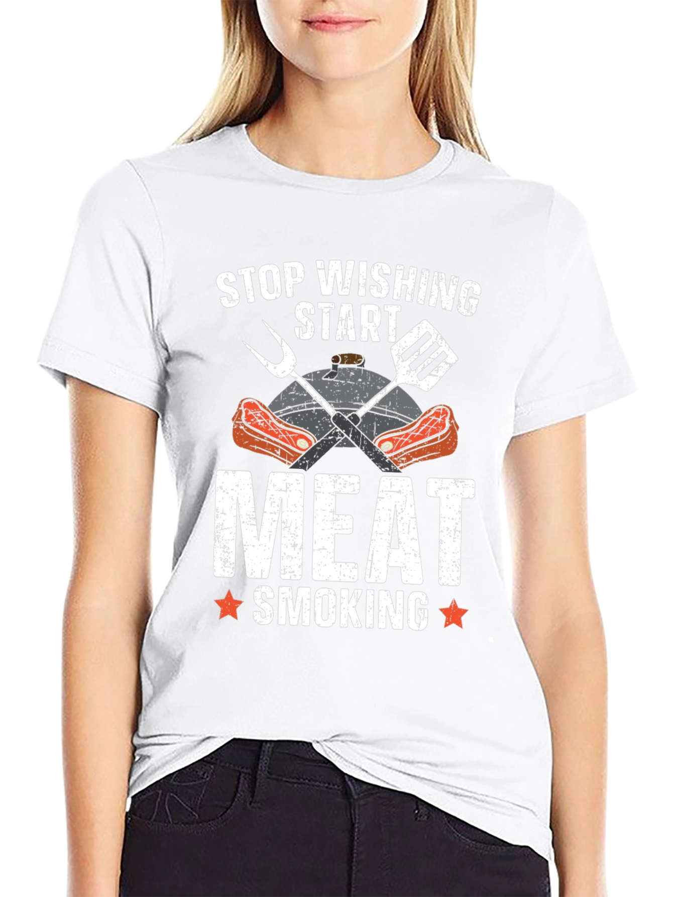 Meat Smoking BBQ Graphic Tee