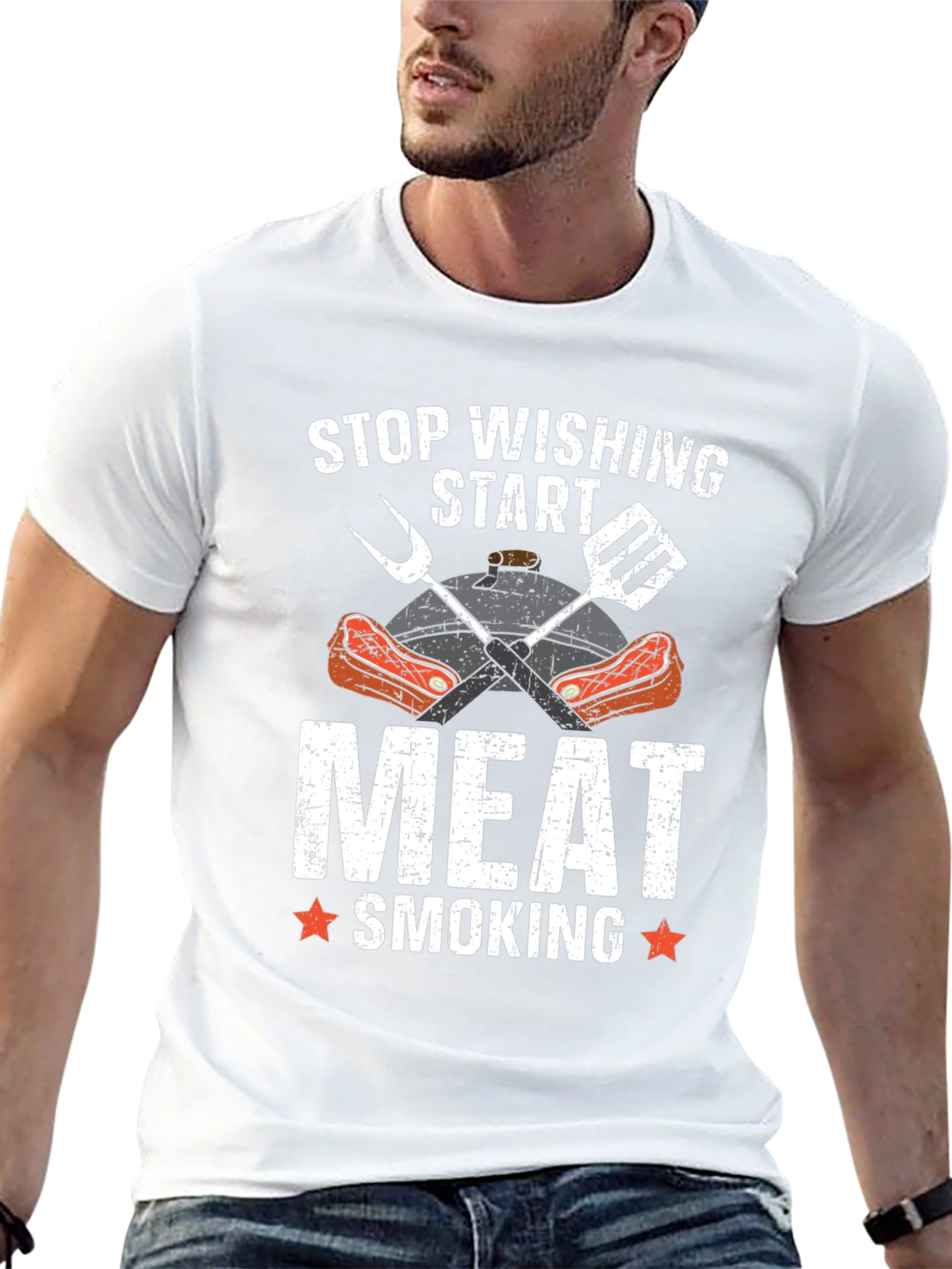 Meat Smoking BBQ Graphic Tee