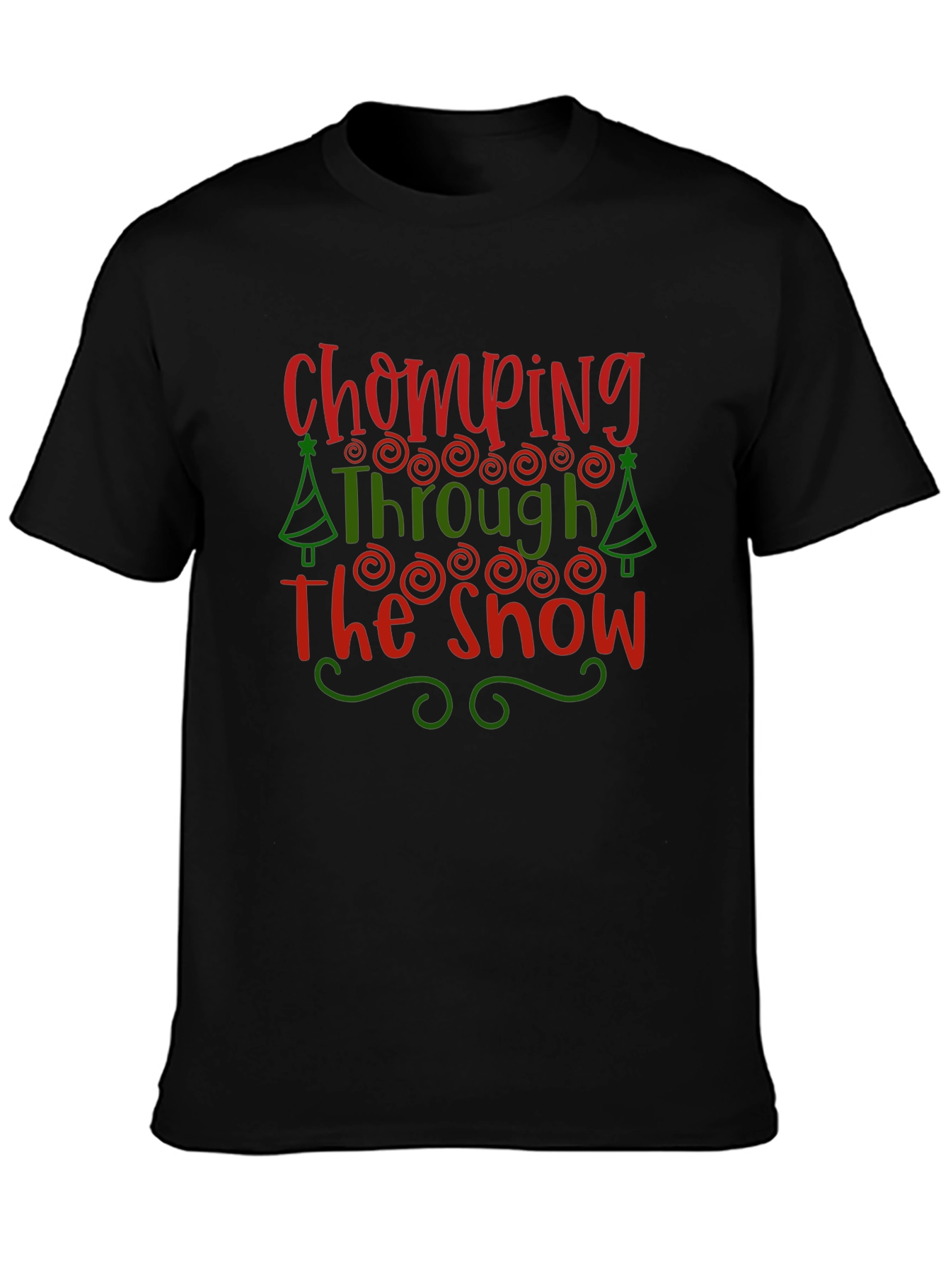 Chomping Through the Snow Christmas Tee