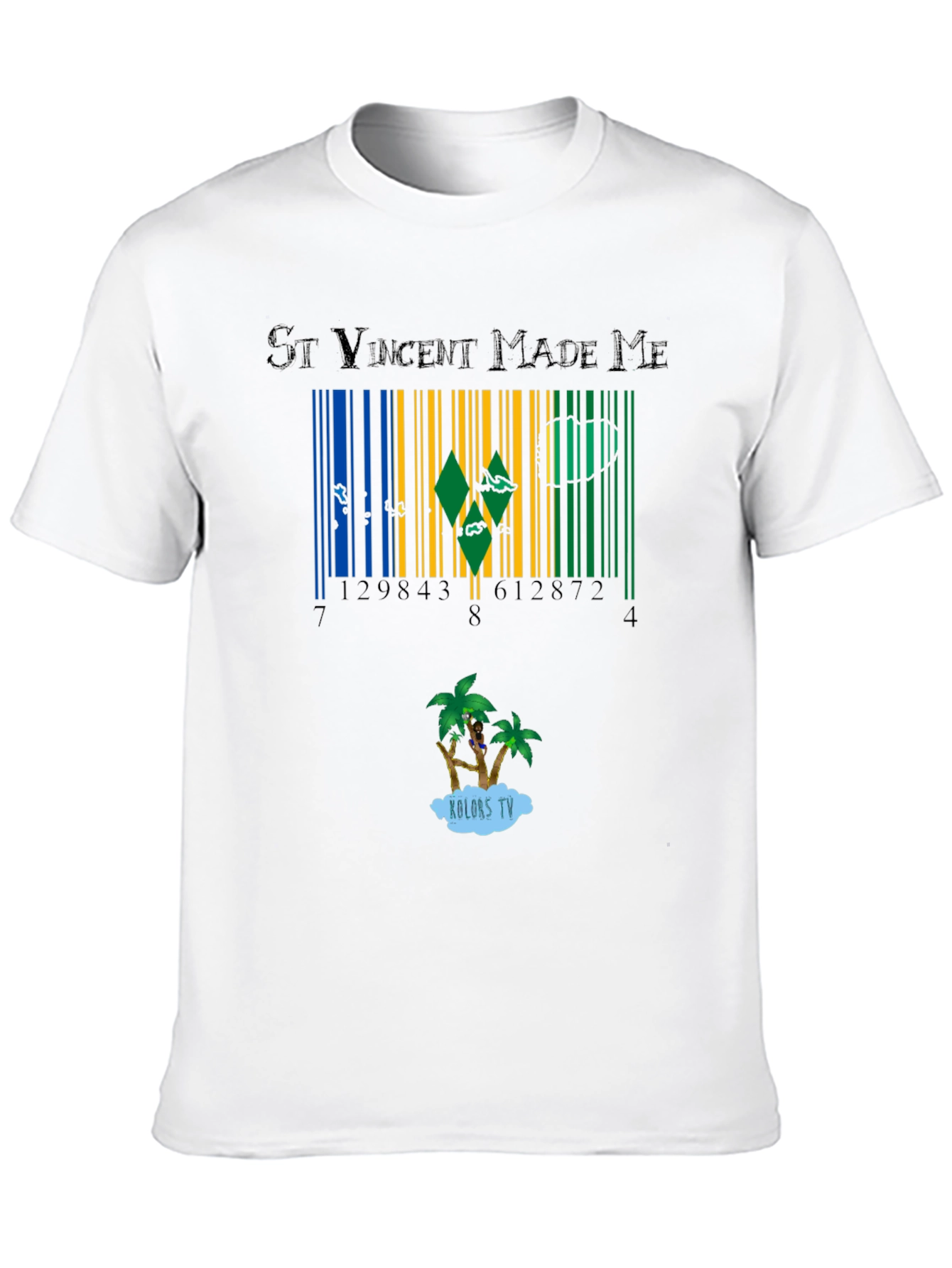St Vincent Made Me Barcode T-Shirt