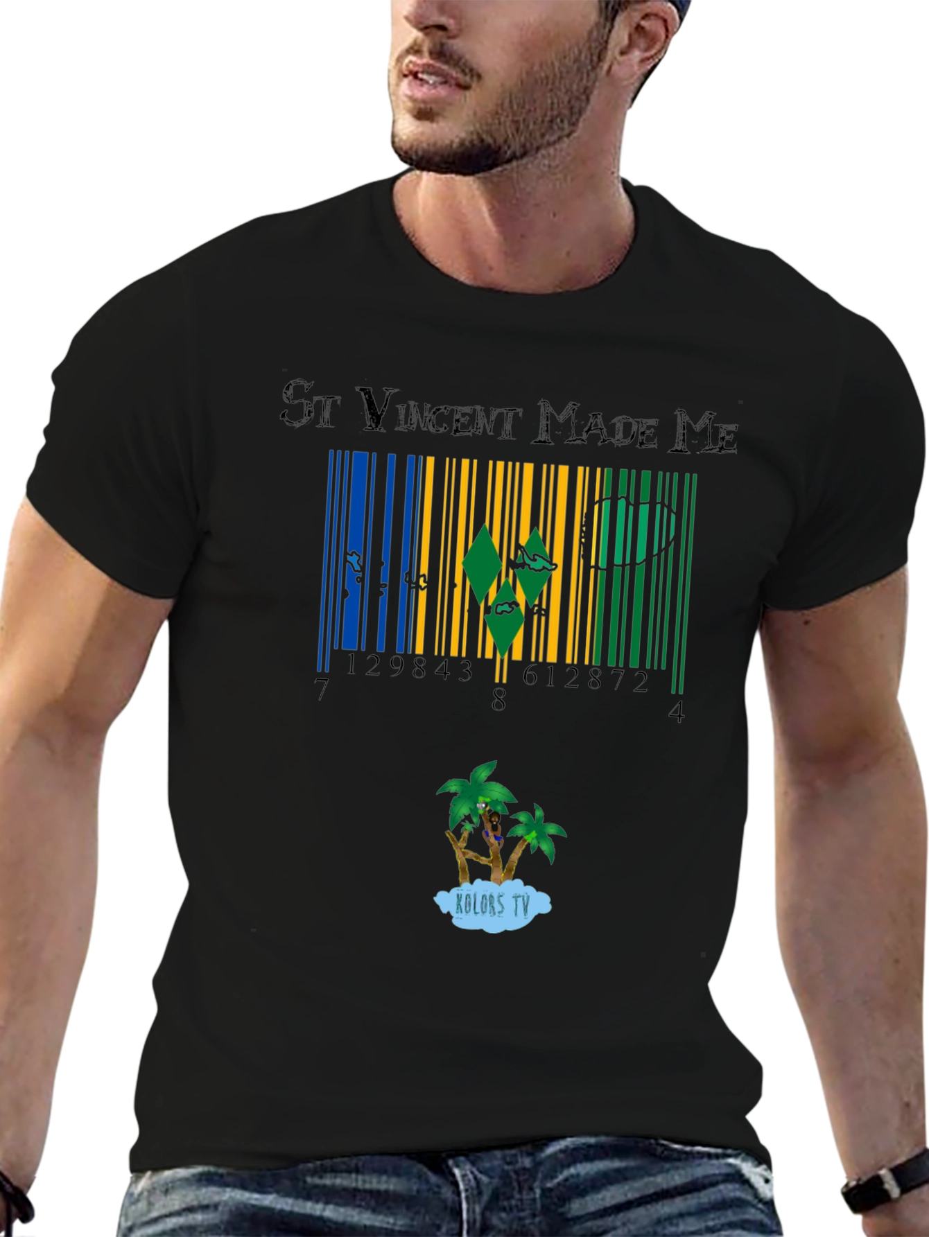 St Vincent Made Me Barcode T-Shirt