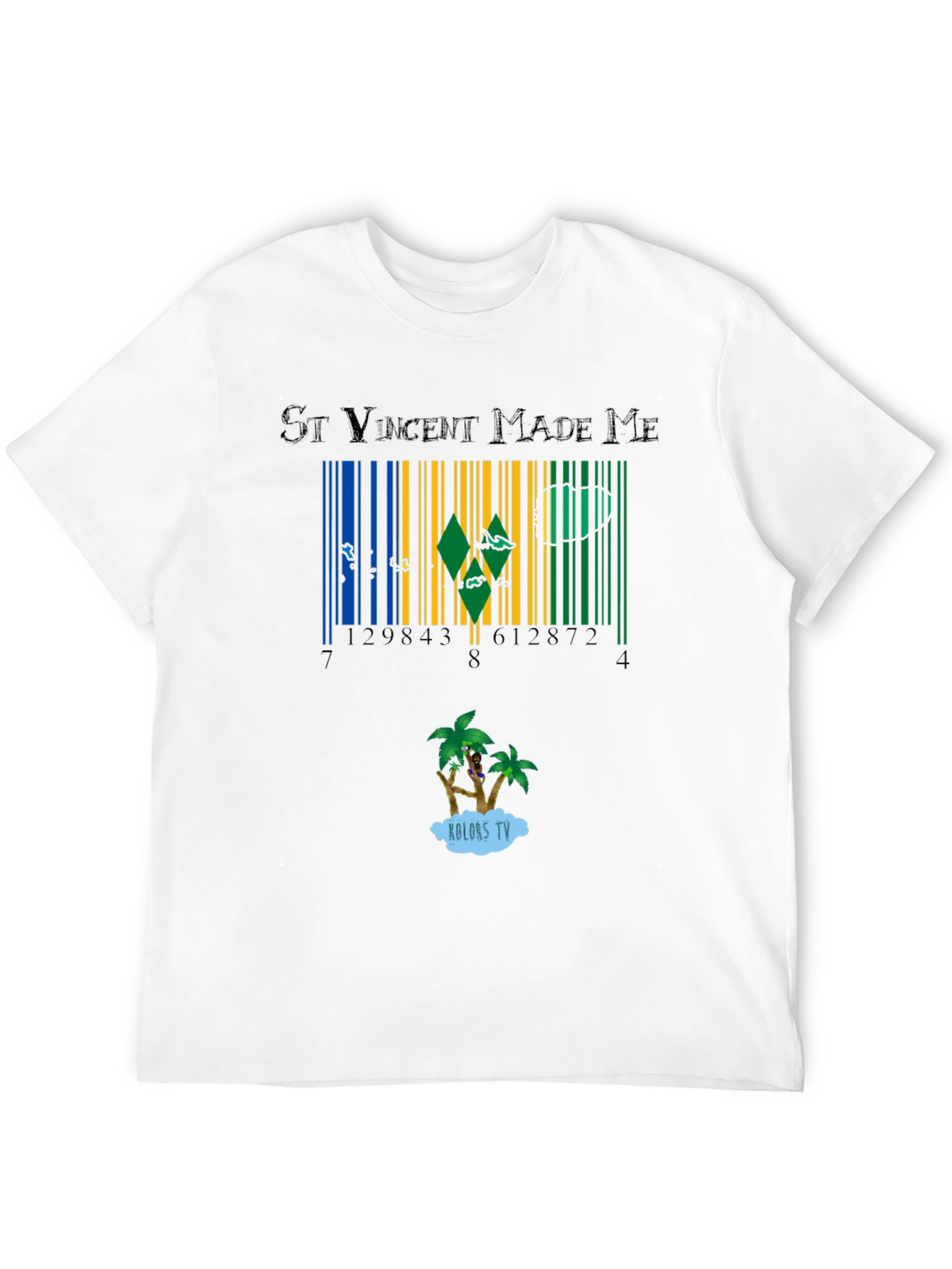 St Vincent Made Me Barcode T-Shirt