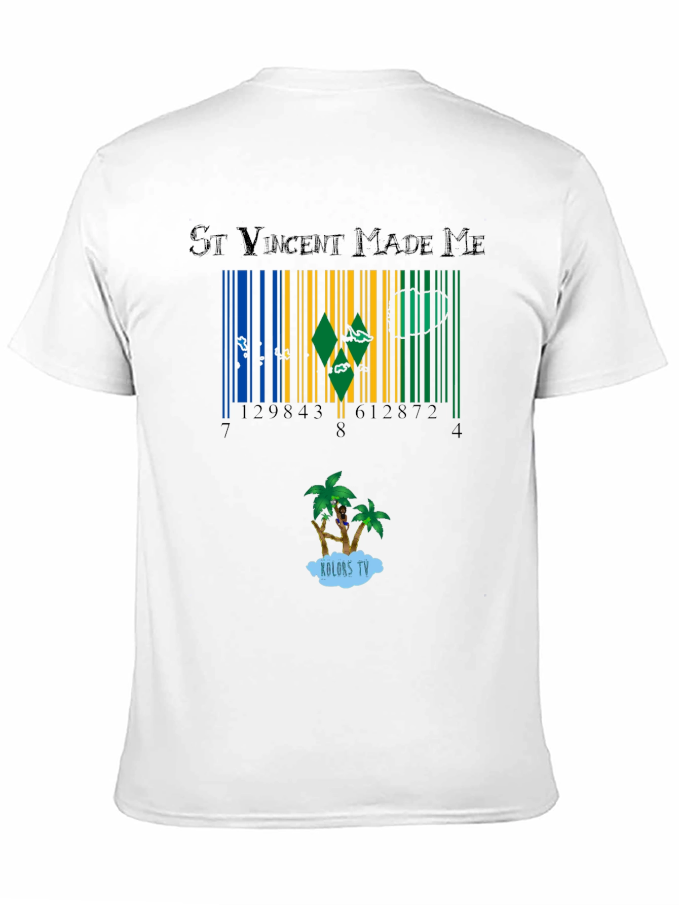 St Vincent Made Me Barcode T-Shirt