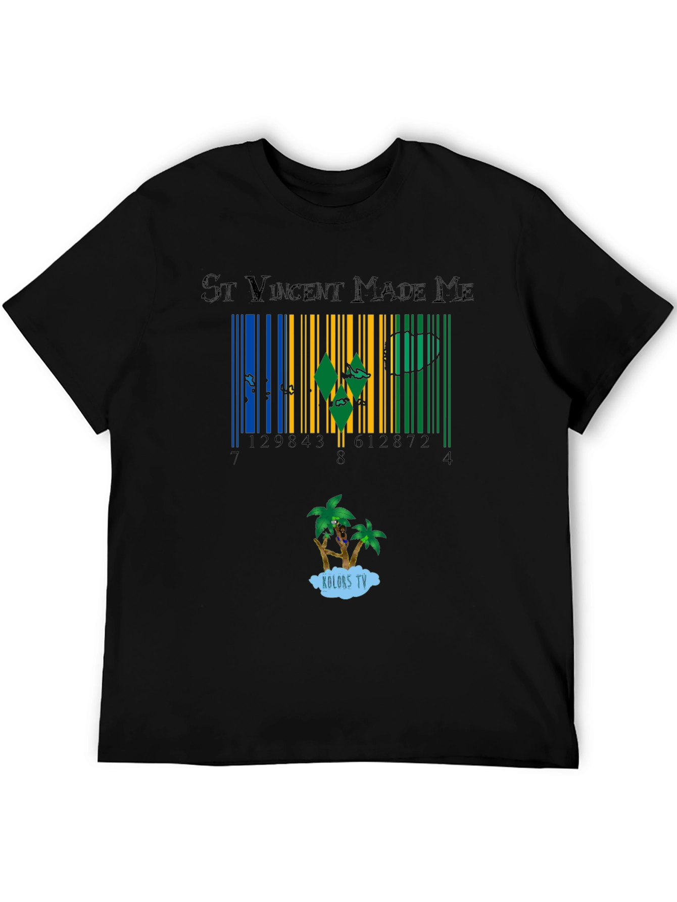 St Vincent Made Me Barcode T-Shirt
