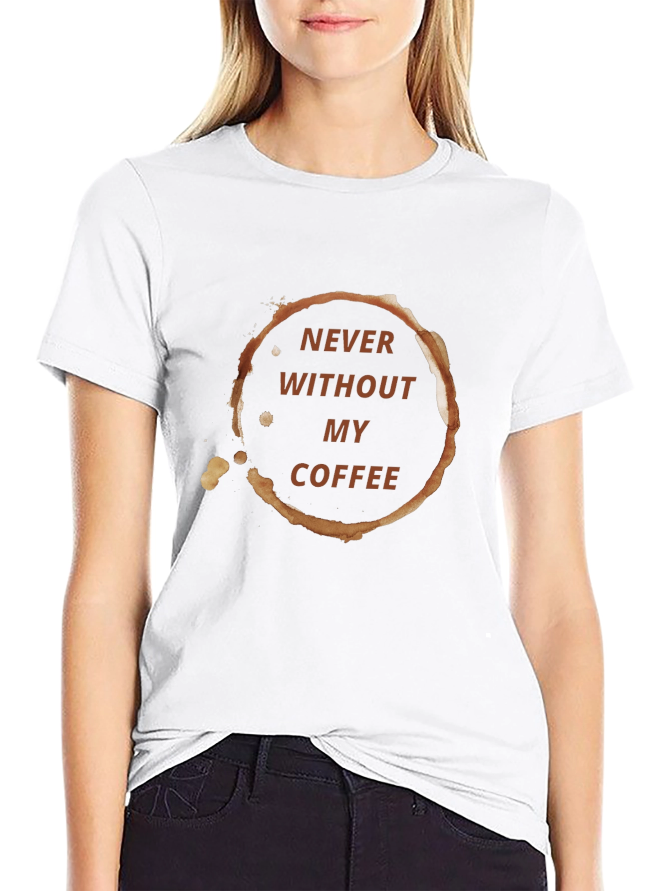 Never Without My Coffee Graphic Tee