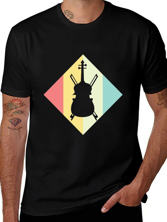 Vintage Cello Retro Graphic Tee