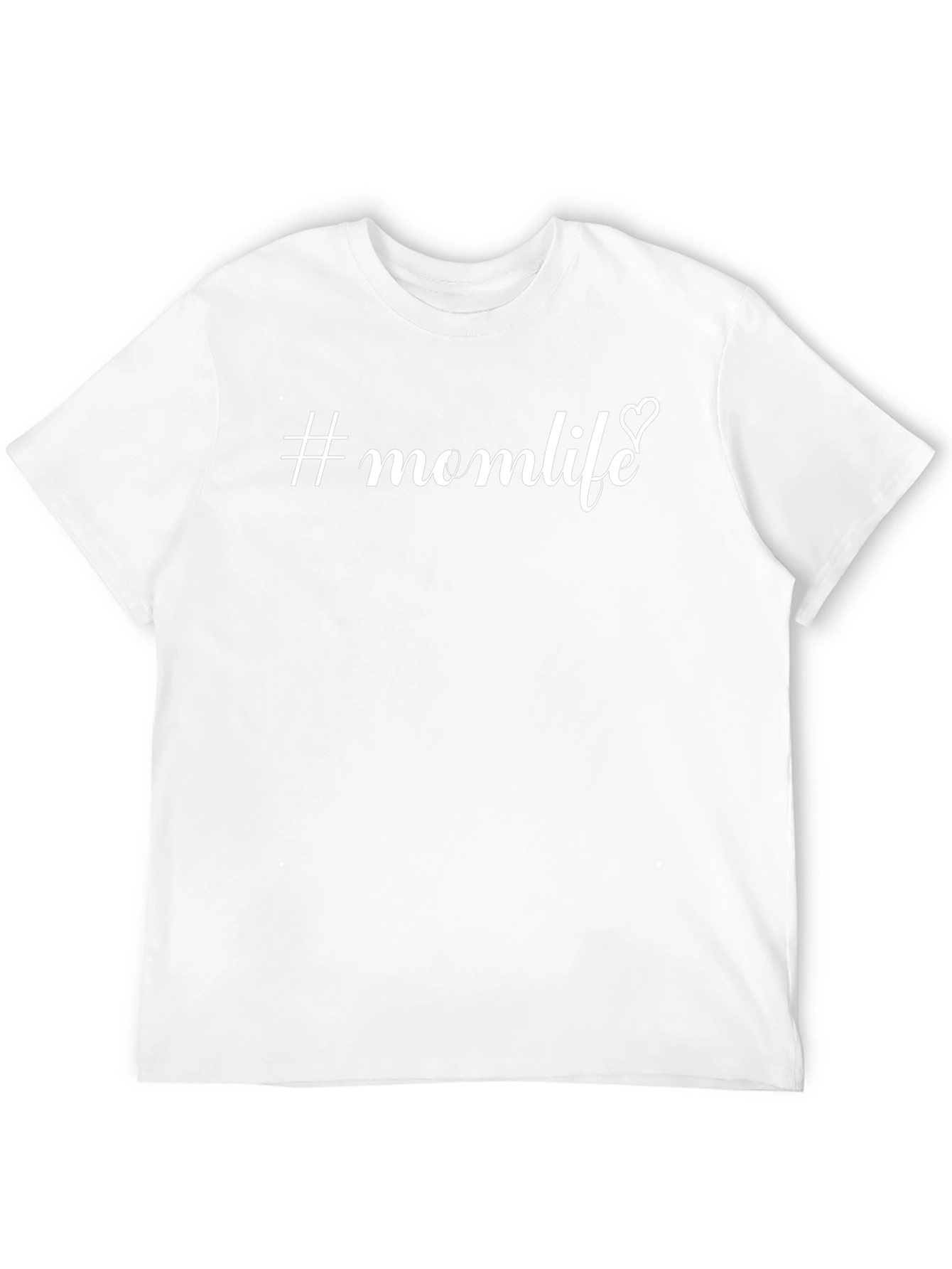 #Momlife Graphic Tee - Black