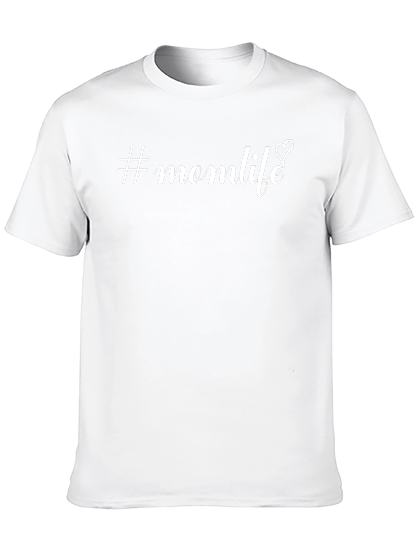 #Momlife Graphic Tee - Black