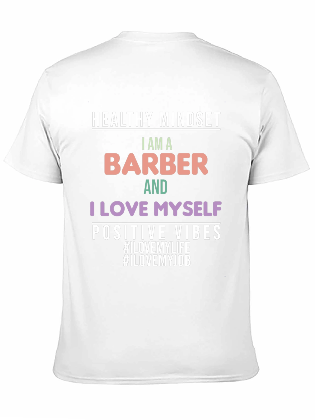 Barber Pride T-Shirt - Healthy Mindset Positive Vibes