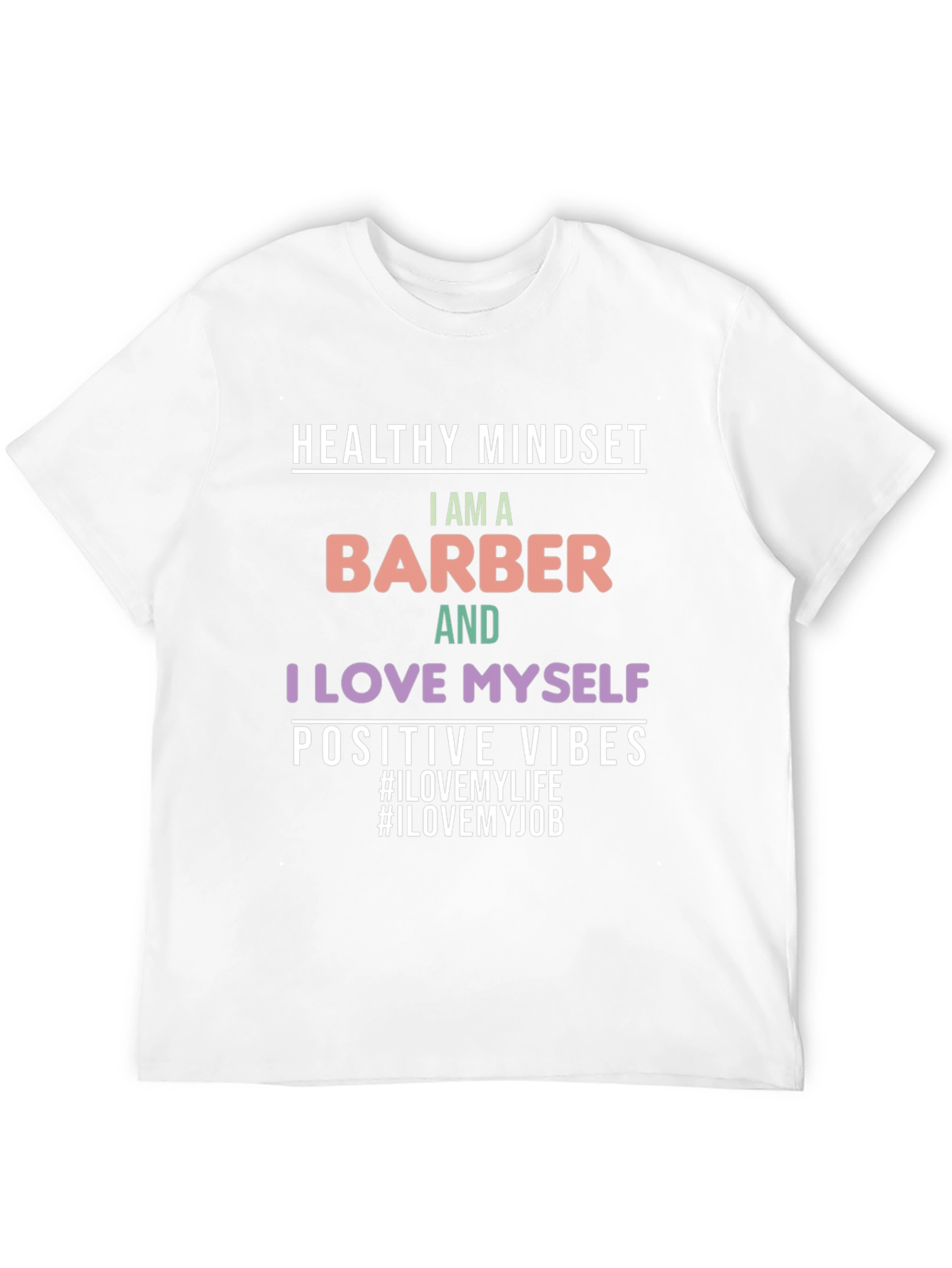 Barber Pride T-Shirt - Healthy Mindset Positive Vibes