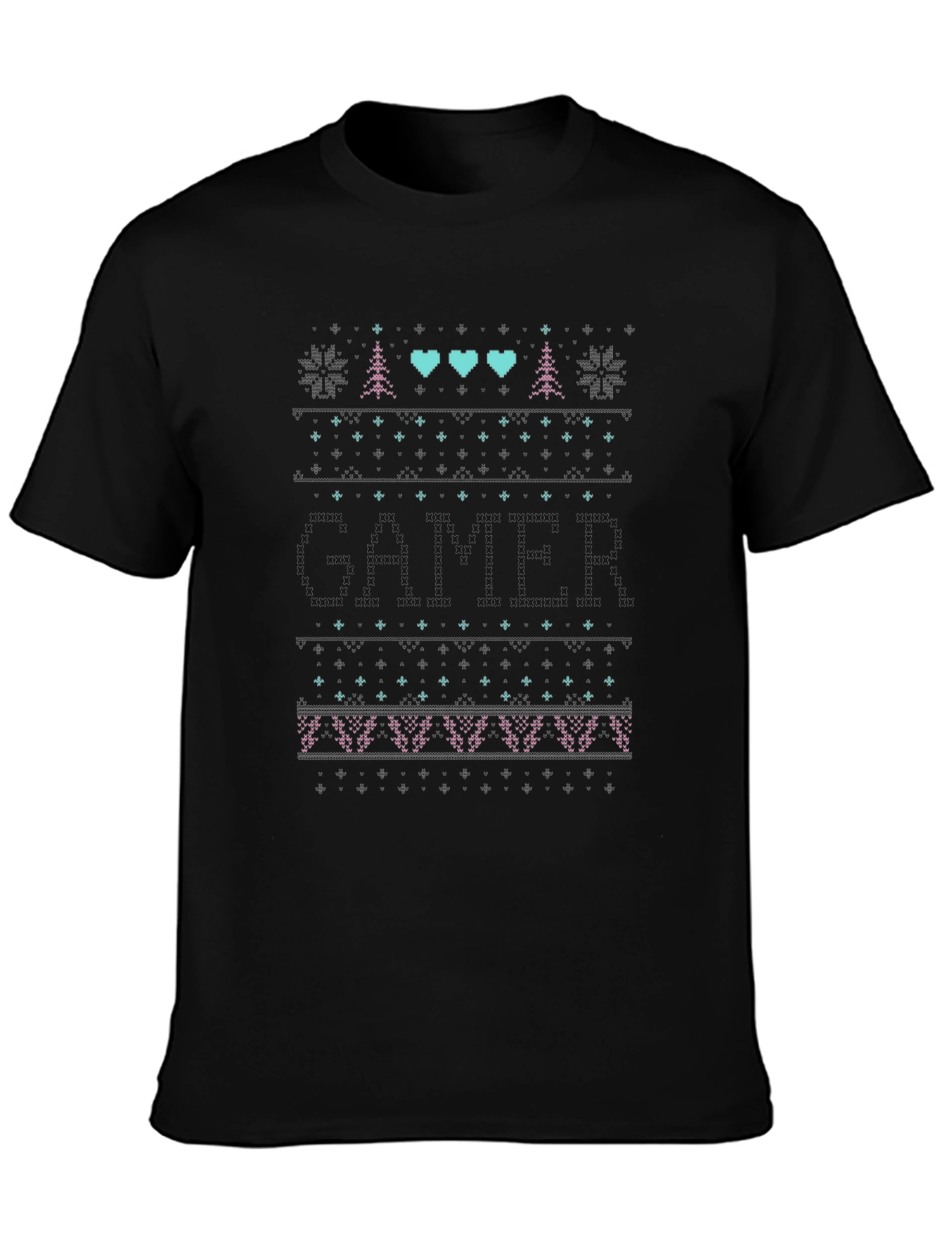 Ugly Christmas Sweater Style T-Shirt