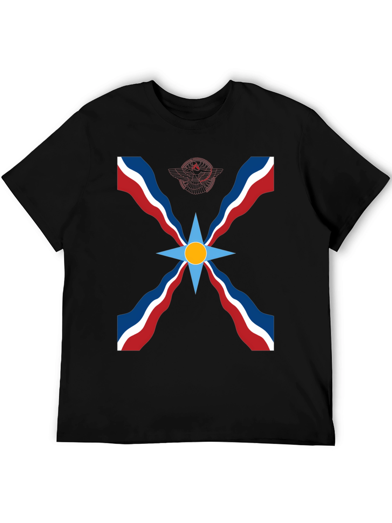 Assyrian Flag T-Shirt - Black