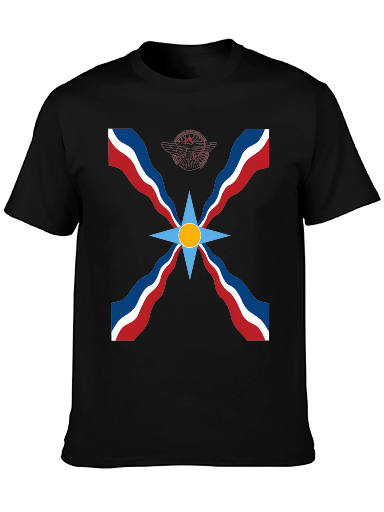 Assyrian Flag T-Shirt - Black