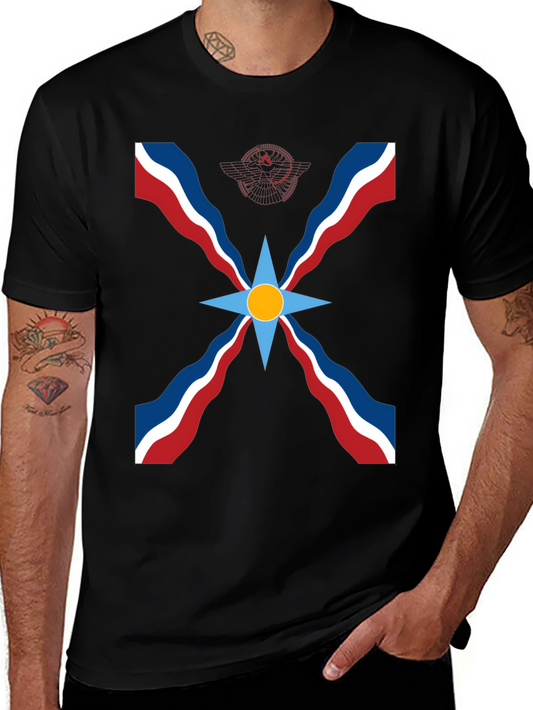 Assyrian Flag T-Shirt - Black