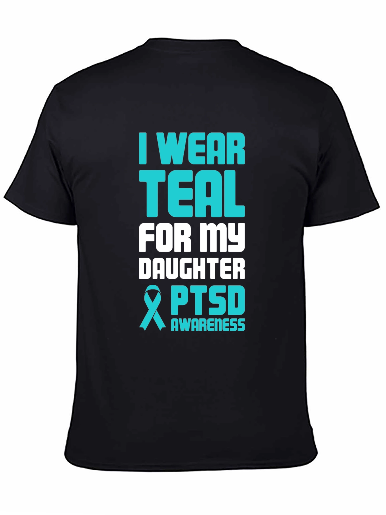 Teal PTSD Awareness Graphic T-Shirt
