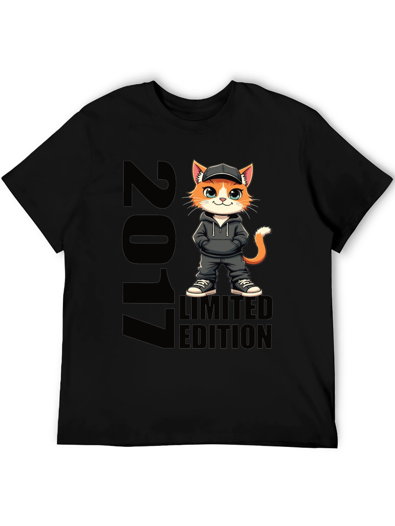 2017 Limited Edition Cat Graphic T-Shirt