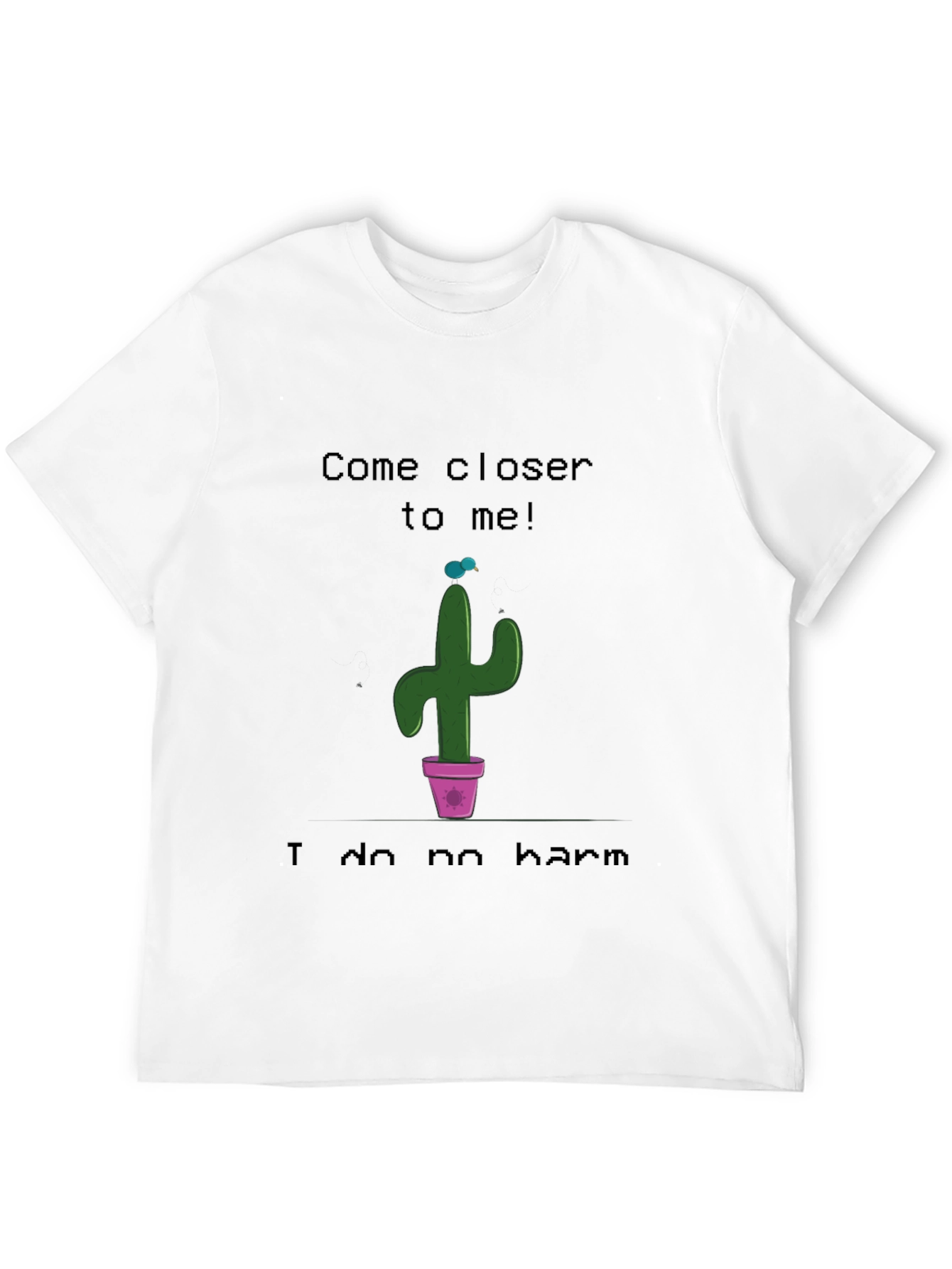 Come Closer Cactus Graphic T-Shirt