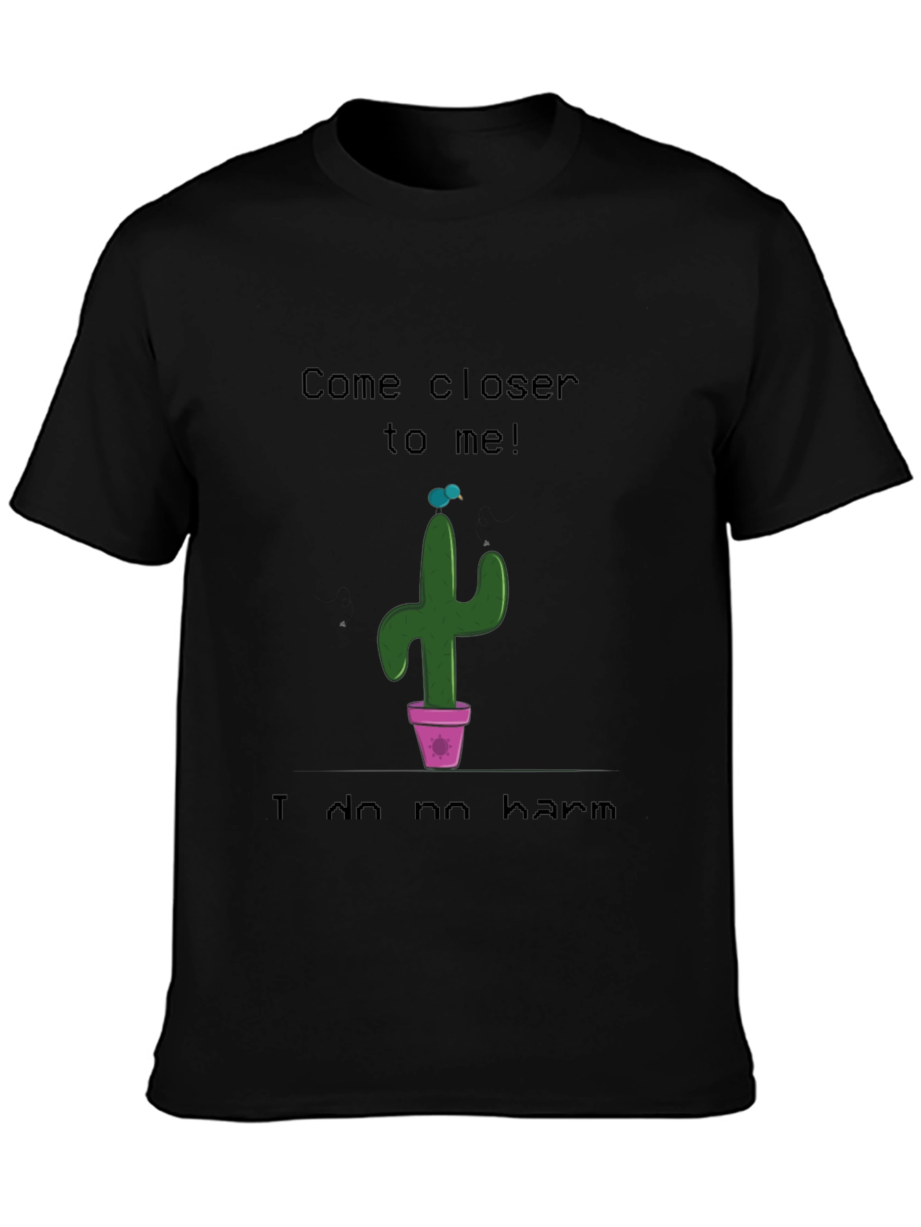 Come Closer Cactus Graphic T-Shirt