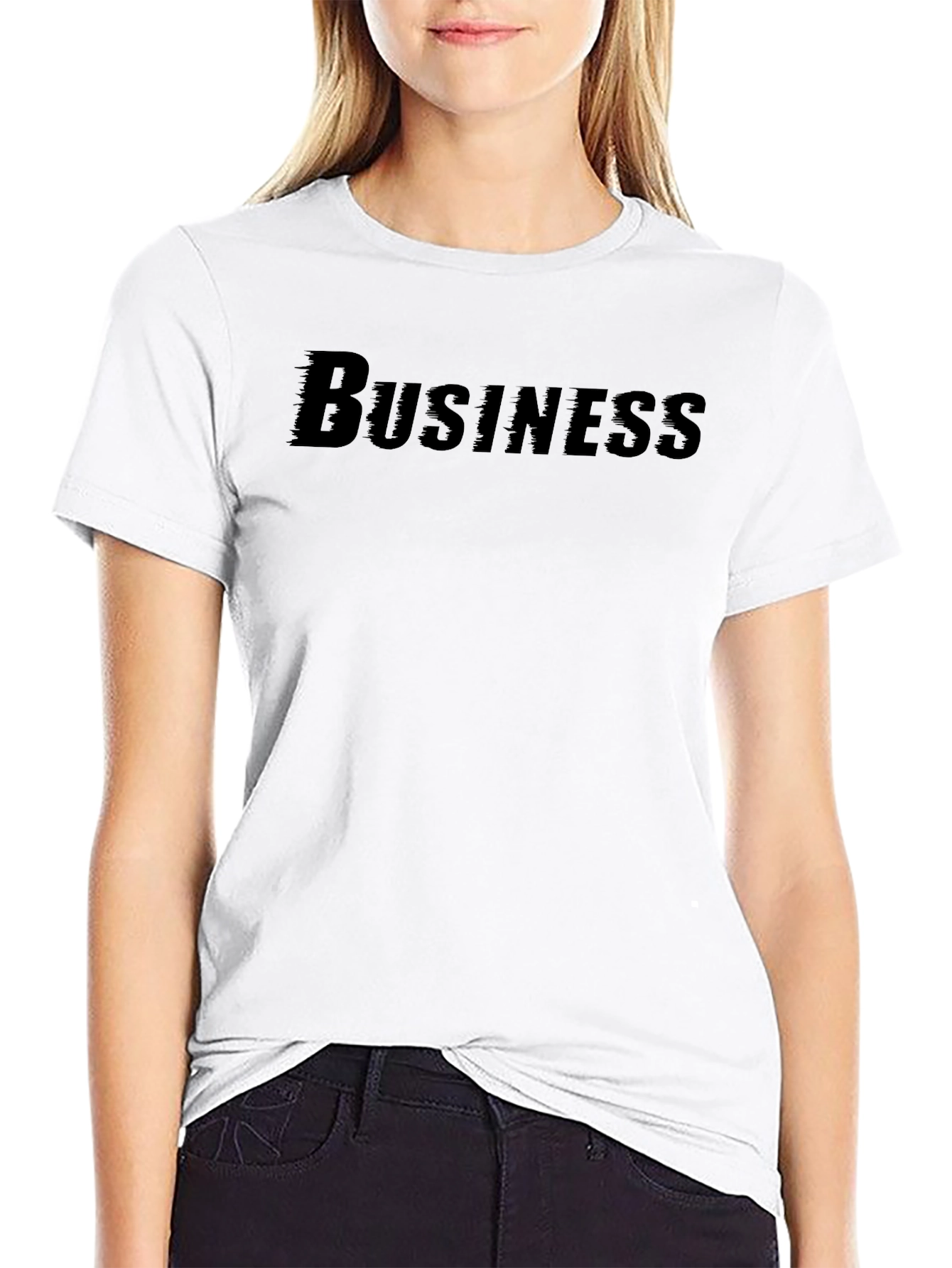 Business Casual Black T-Shirt